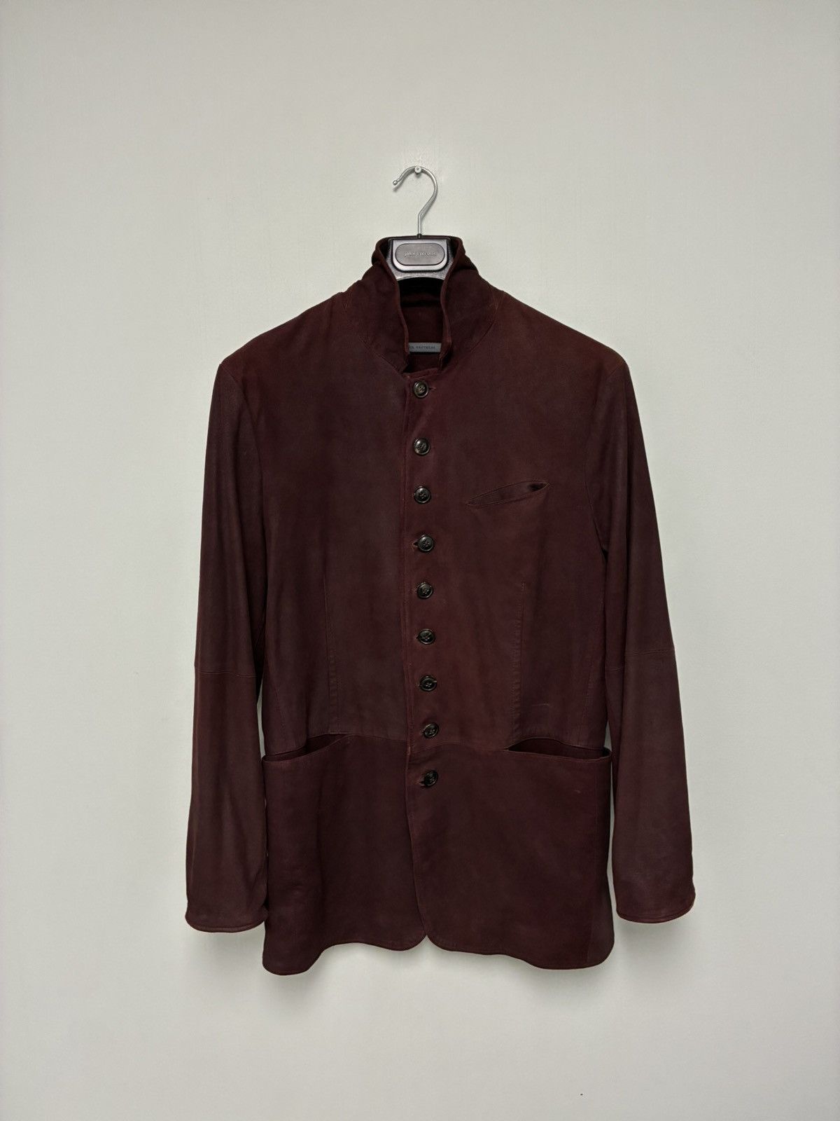 John Varvatos Woodward Multibutton Suede Jacket EU 50 USA 40 Size US M / EU 48-50 / 2 - 13 Thumbnail