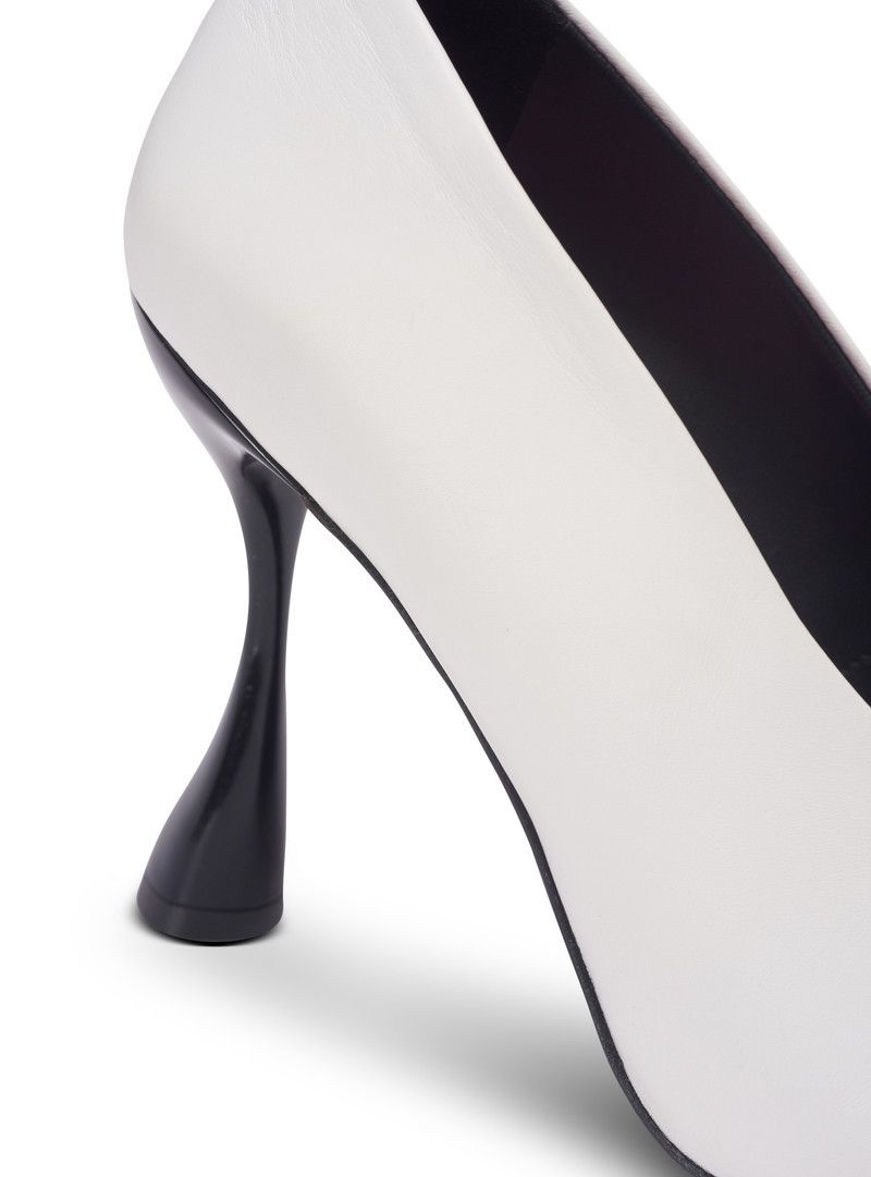 Balmain o1s1wg111225 95mm Eden Pumps in White Size US 9 / IT 39 - 5 Thumbnail