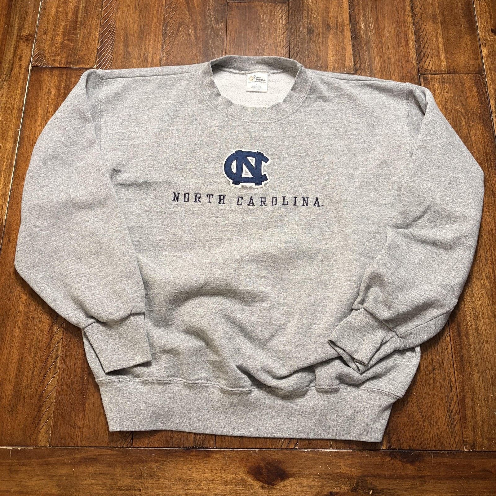 Vintage North Carolina Tar Heels Sweatshirt Mens L Cotton Exchange Size US L / EU 52-54 / 3 - 2 Thumbnail
