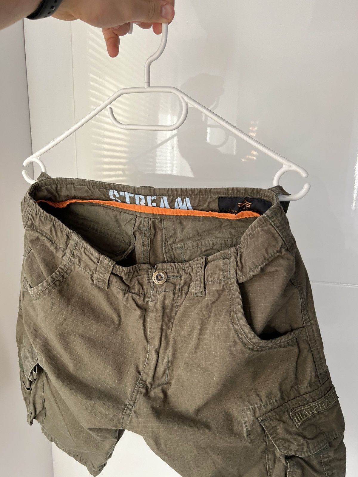 Alpha Industries Alpha Industries Stream Cargo Military Flyer Crew Shorts Size US 33 - 3 Thumbnail