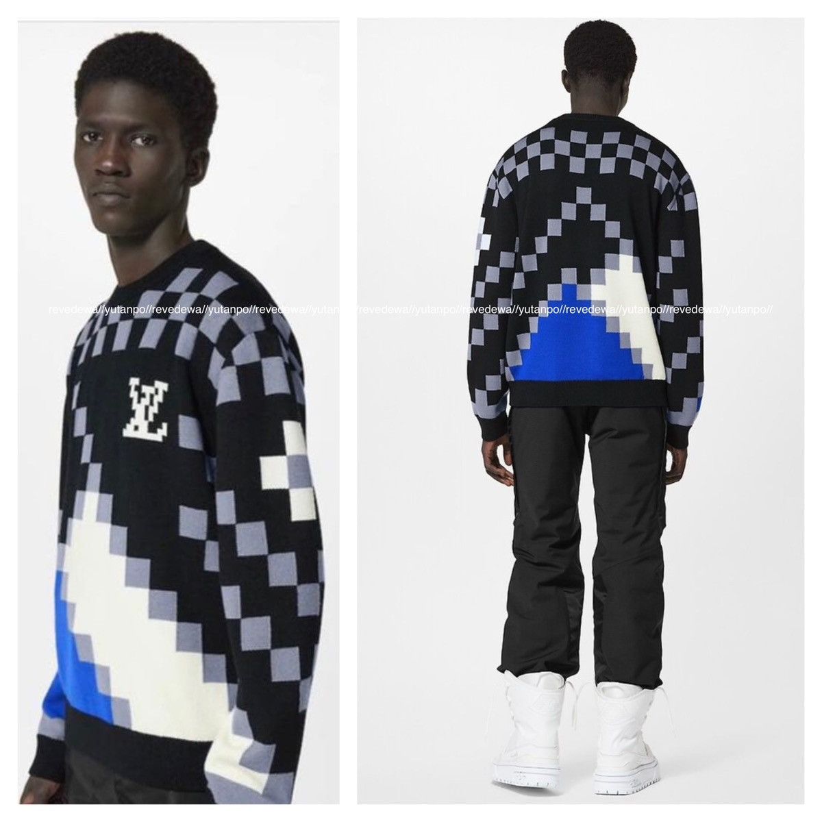 Louis Vuitton Catalog-Featured Louis Vuitton Fair Isle Macro Sweater Size US L / EU 52-54 / 3 - 10 Thumbnail