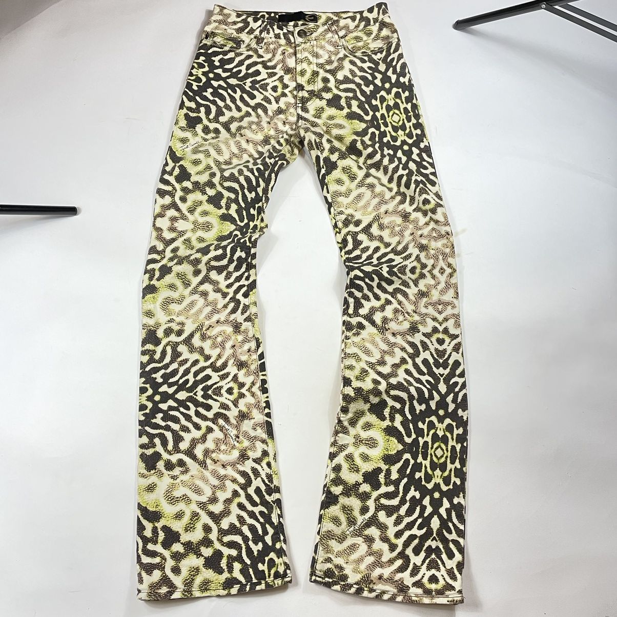00’s Just Cavalli Hallucinations All Over Jeans Roberto Y2K