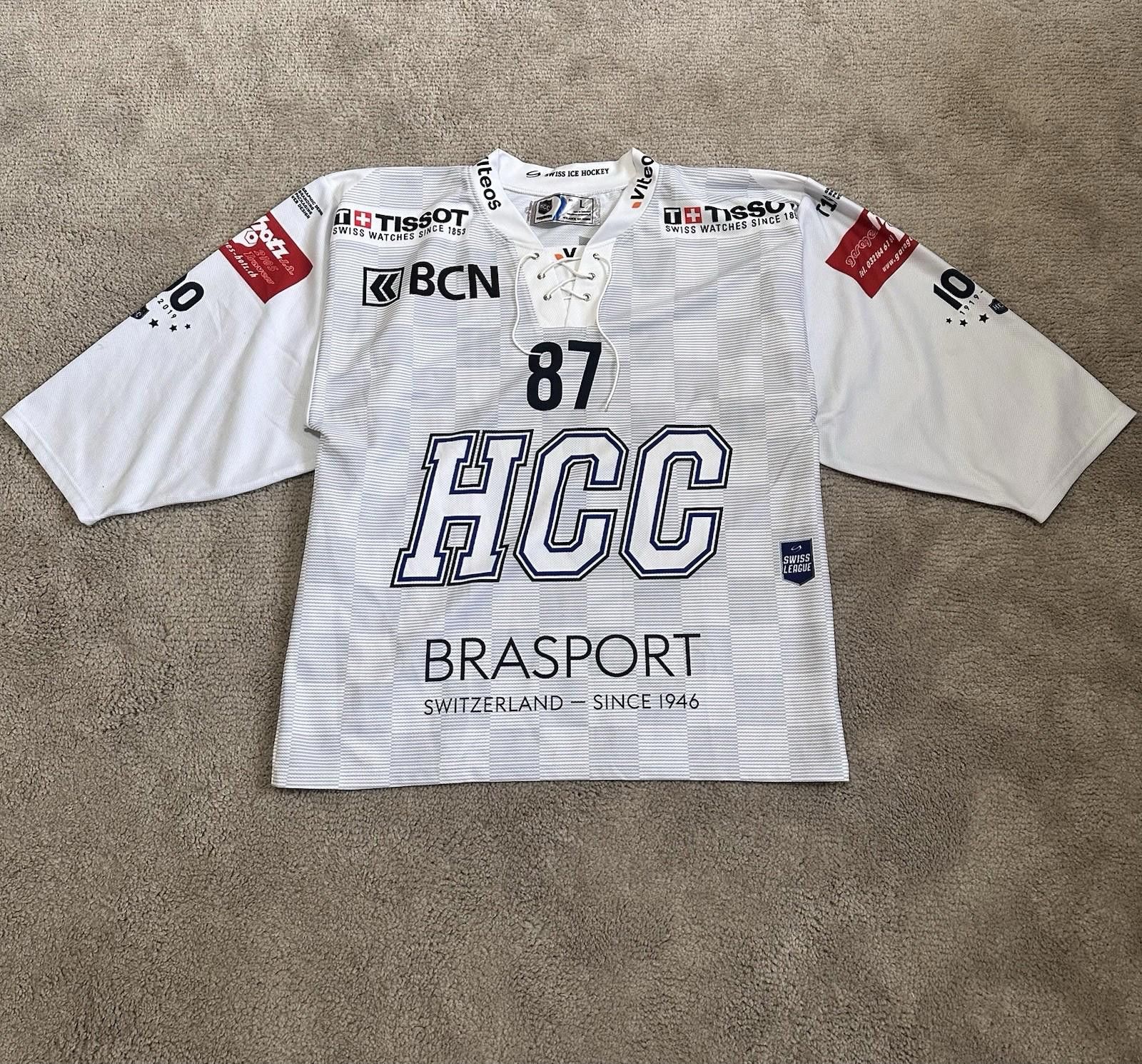 Other HC LA CHAUX DE FONDS HOCKEY SHIRT JERSEY OCHSNER #Schnegg Size US L / EU 52-54 / 3 - 1 Thumbnail