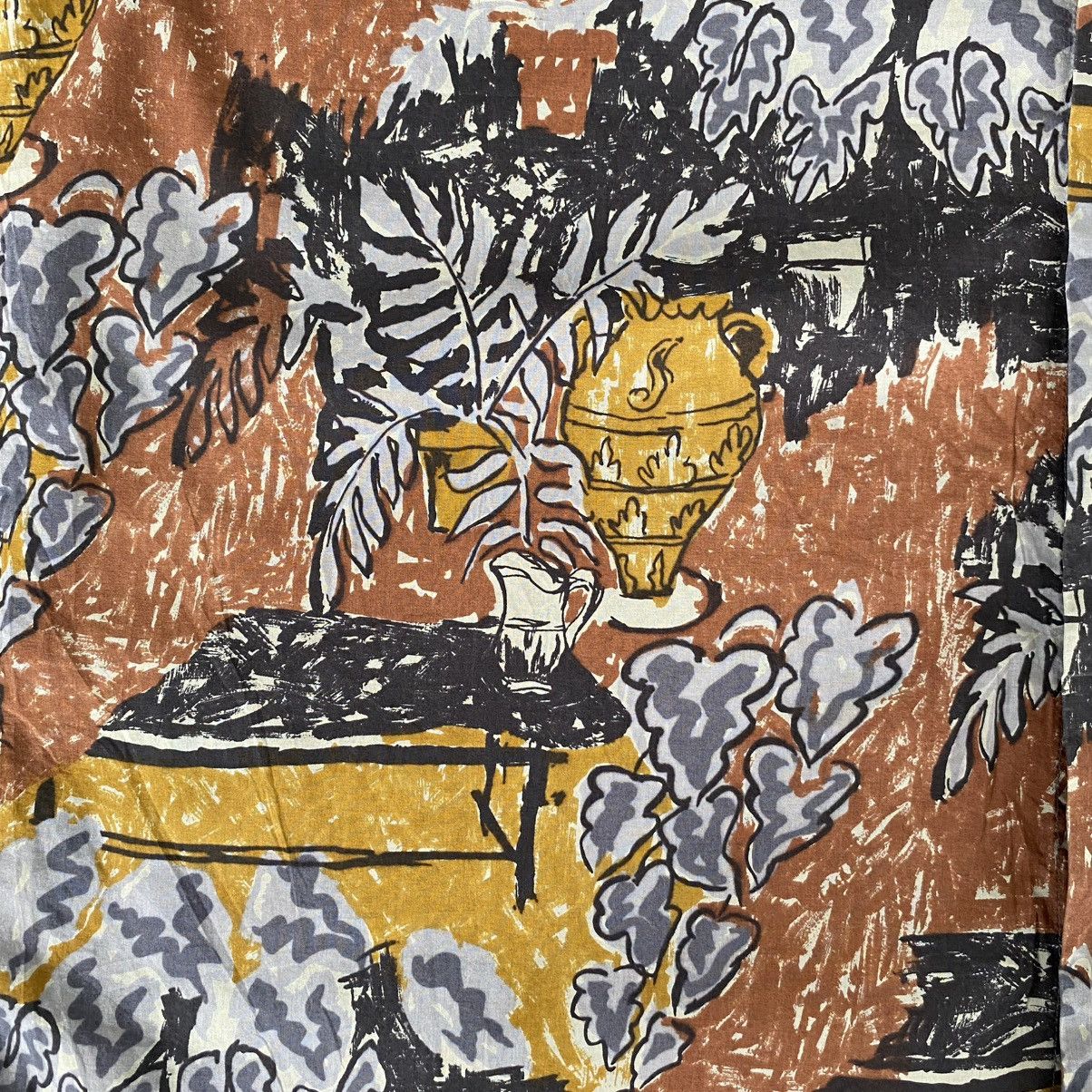 Yves Saint Laurent Vintage 90’s YSL Pour Homme Batik Abstract Button Ups Shirts Size US L / EU 52-54 / 3 - 8 Thumbnail