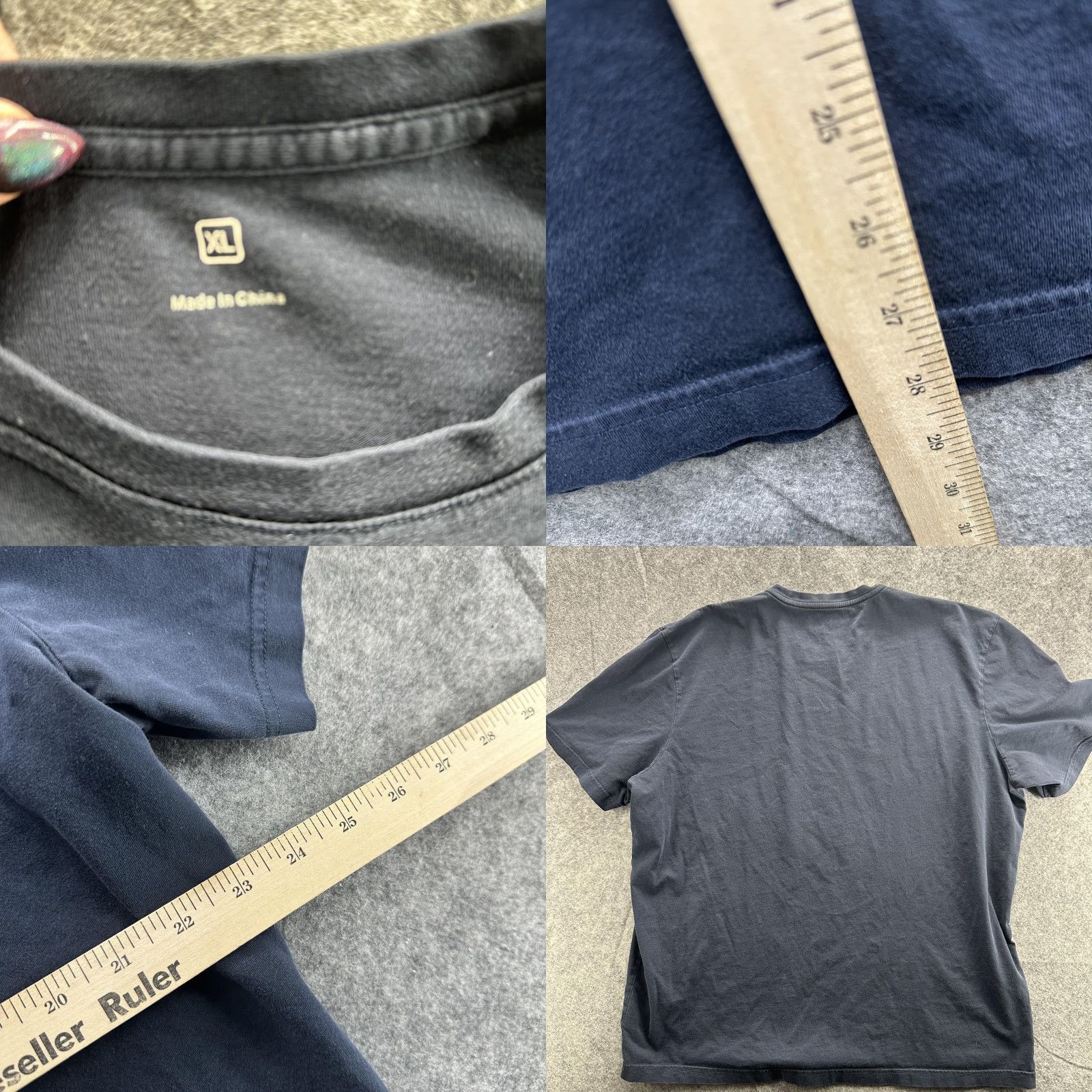 Apple VINTAGE APPLE Shirt Mens XL Black Employee Logo Tee T-Shirt Classic Crew Cotton Workwear Size US XL / EU 56 / 4 - 8 Thumbnail