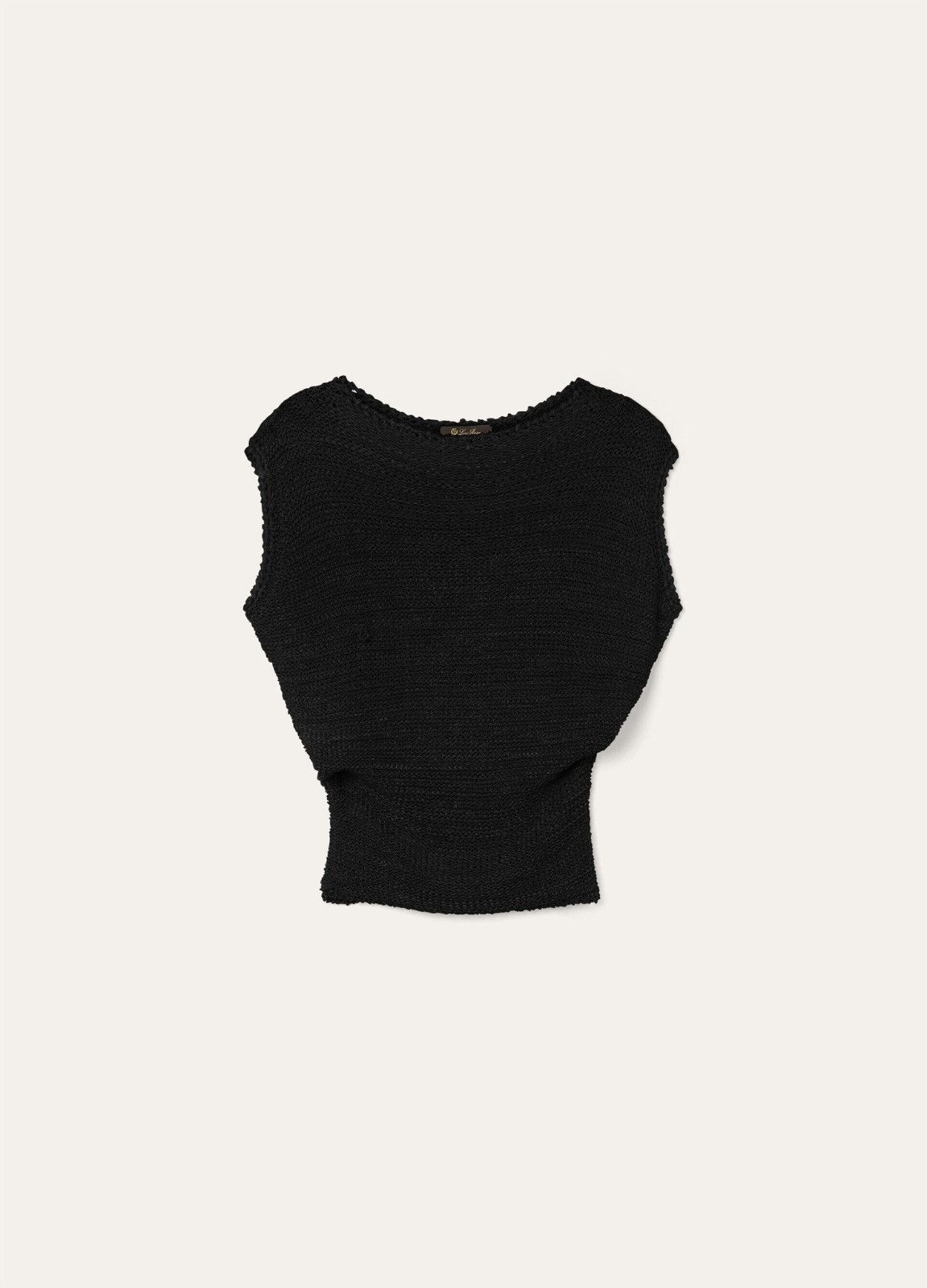 Loro Piana o1srvl11e0526 FAP2203 Bellagio Top in Black Size M / US 6-8 / IT 42-44 - 1 Thumbnail