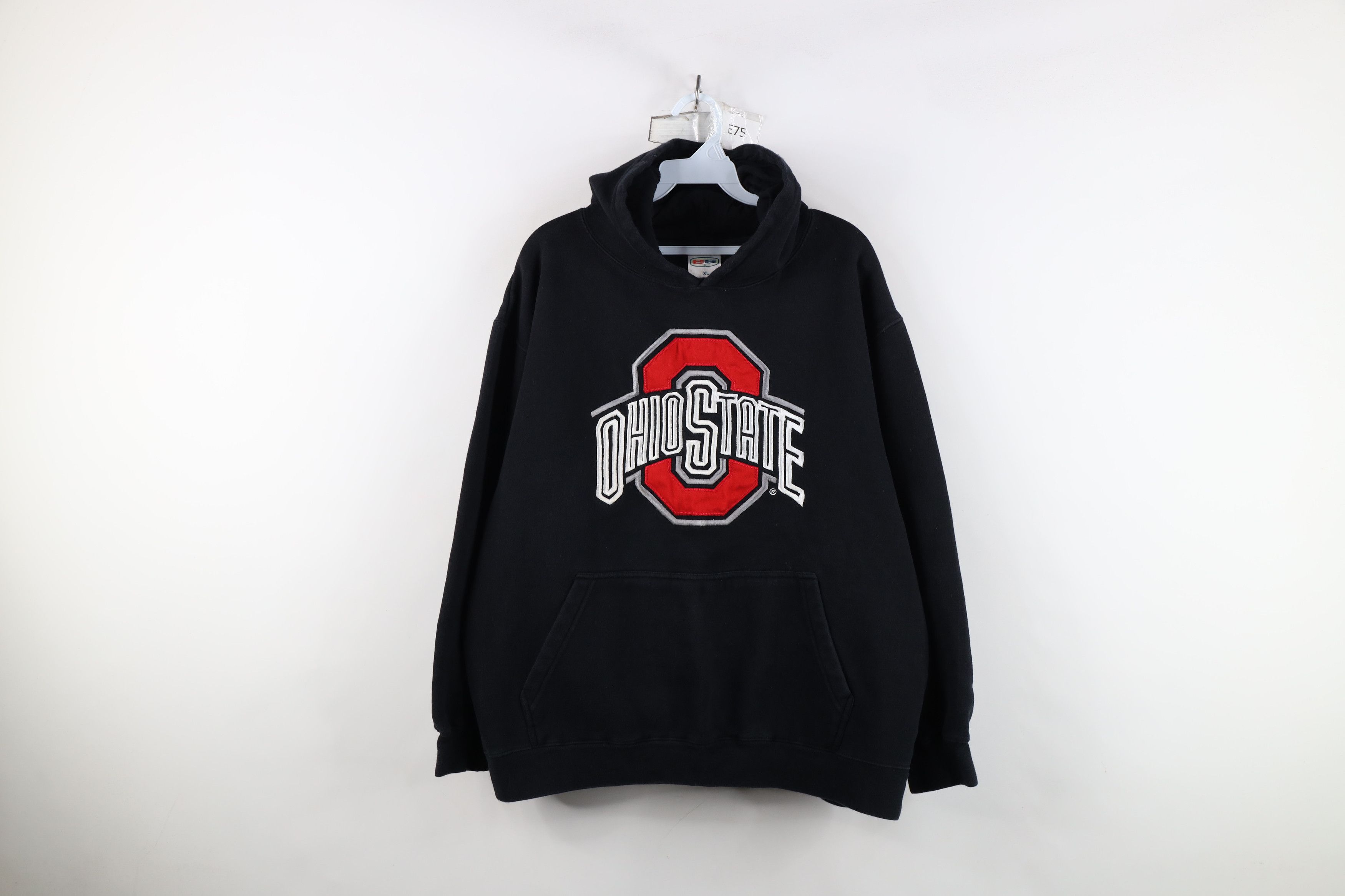 Vintage Vintage 90s Ohio State University Boxy Fit Hoodie Sweatshirt Size US XL / EU 56 / 4 - 1 Thumbnail