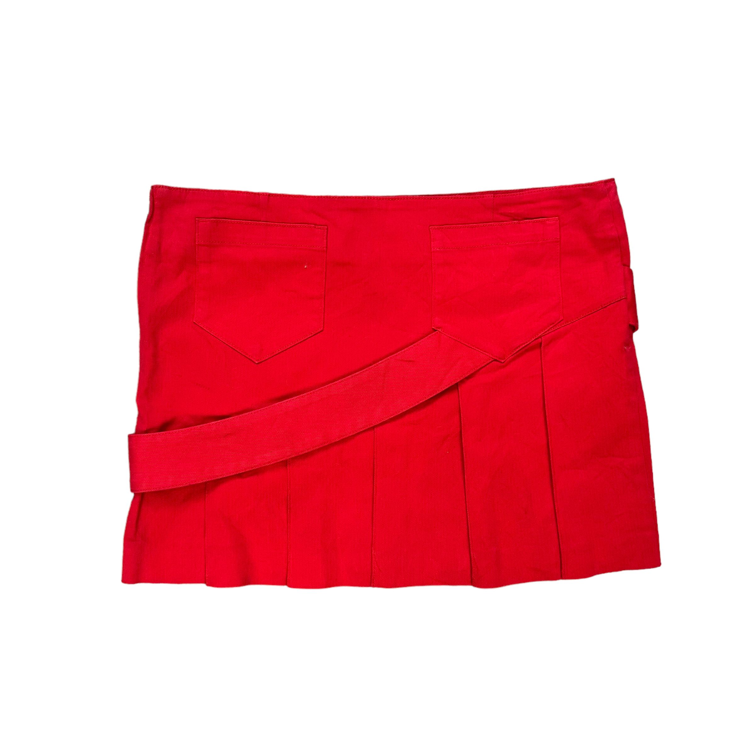 Fubu FUBU THE COLLECTION RED MINI SKIRT #7728-167 Size 32" / US 10 / IT 46 - 10 Thumbnail