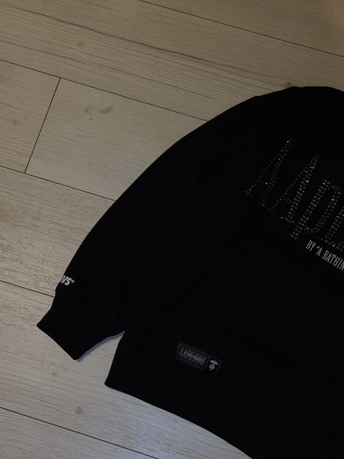 Aape AAPE BAPE Hoodie Rhinestones AApE uNvS Size US M / EU 48-50 / 2 - 4 Thumbnail