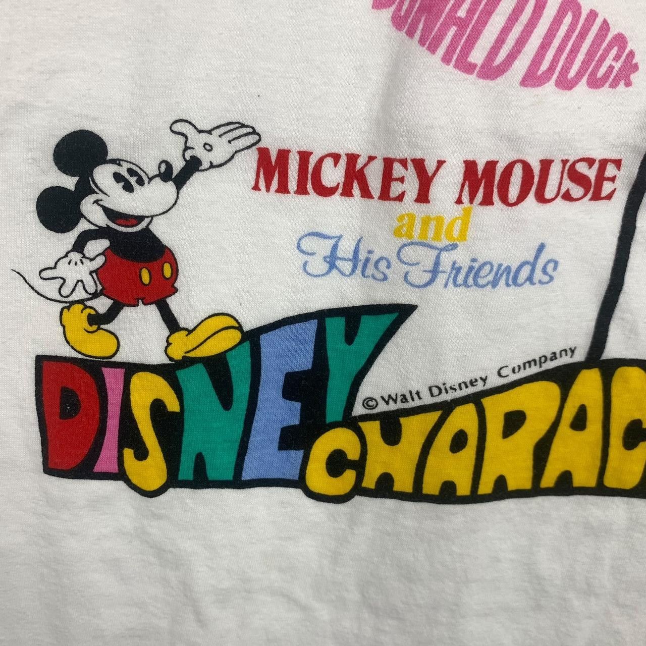 Vintage Vintage 80’ MICKEY MOUSE FAMILY CHARACTER Friends Tee Size M / US 6-8 / IT 42-44 - 5 Thumbnail