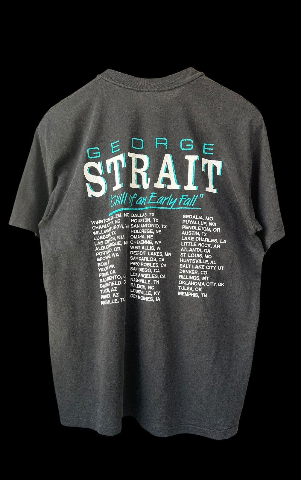 Band Tees George Strait Legend country singer vintage Size US XL / EU 56 / 4 - 6 Thumbnail