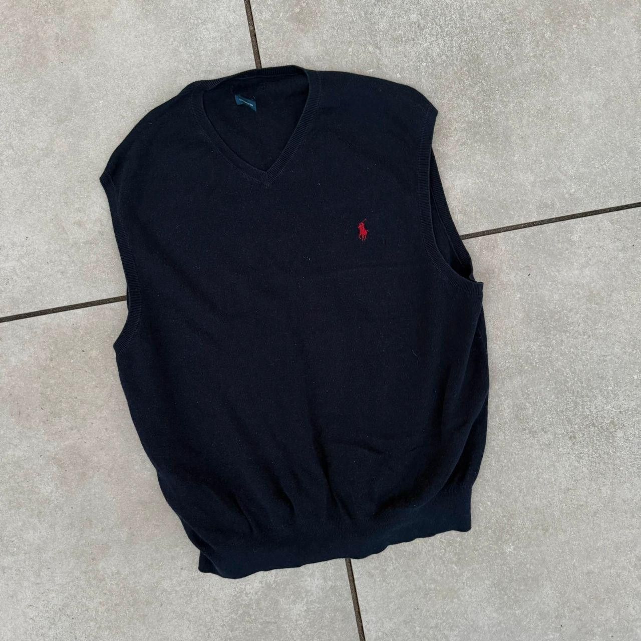 Polo Ralph Lauren Ralph Lauren Vest Vintage 90s Sweater Navy Size US L / EU 52-54 / 3 - 2 Thumbnail