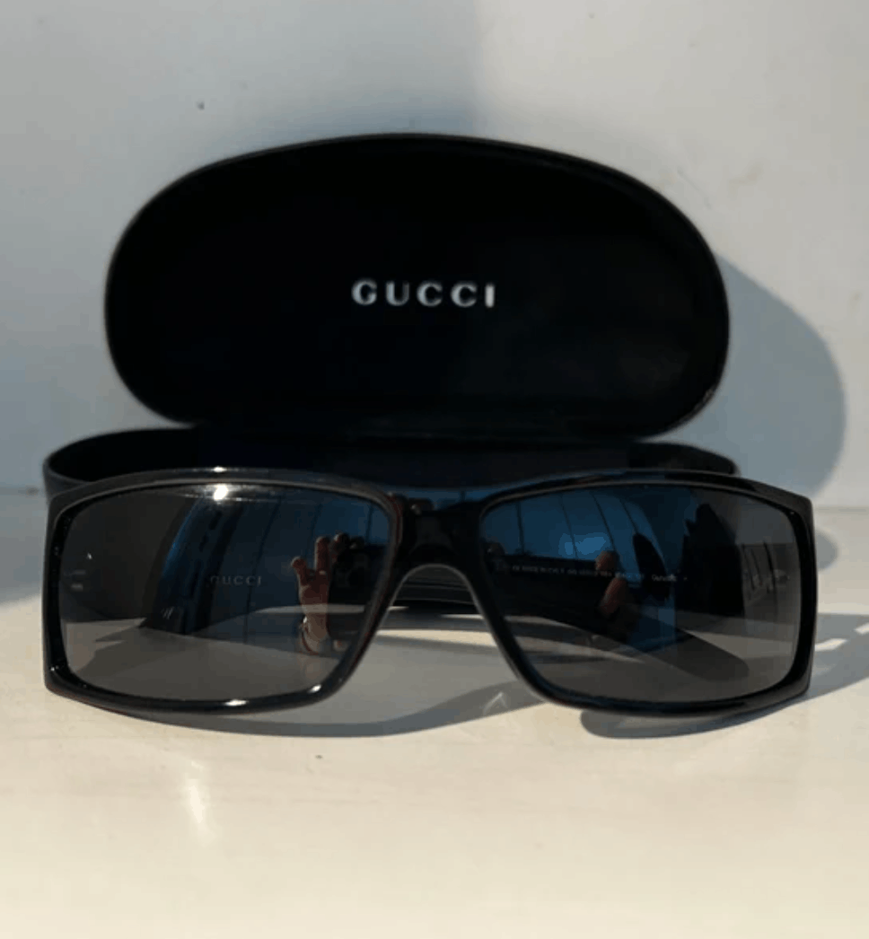 Gucci GUCCI Sunglasses GG2515 Shield Rimless 90s Wrap 1190 Vintage Size ONE SIZE - 5 Thumbnail