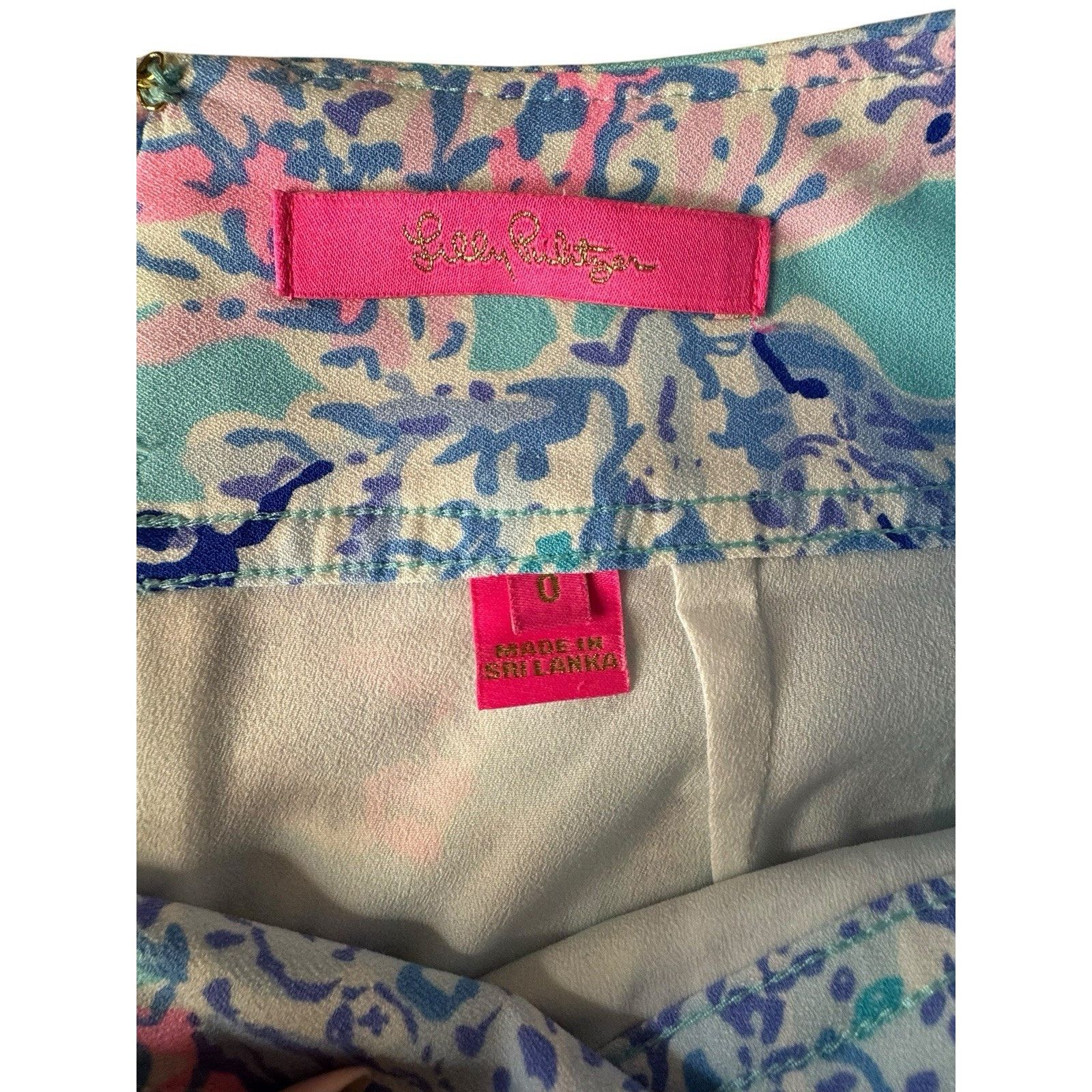 Lilly Pulitzer Lilly Pulitzer Jonas Skort Blue Ibiza Now You Sea Me Size 24" / US 00 / IT 34 - 5 Thumbnail