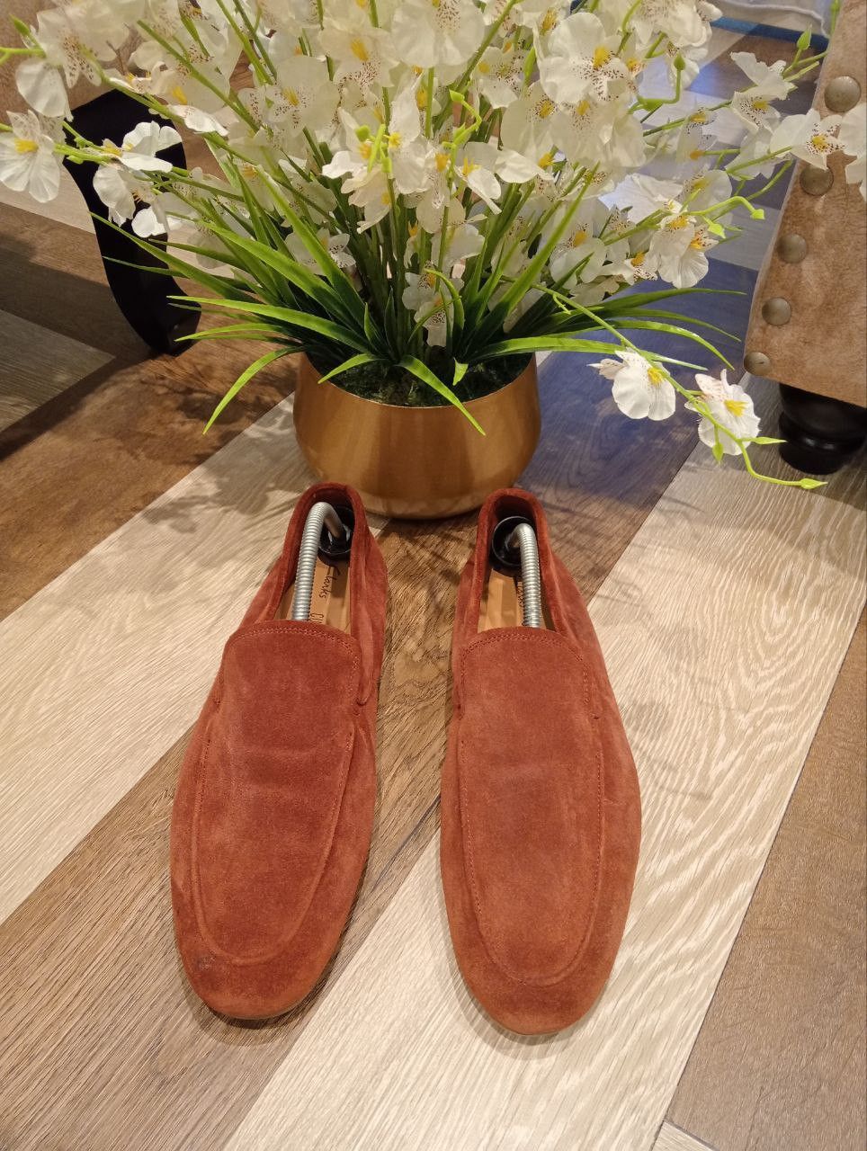 Clarks CLARKS CUSHION PLUS SUEDE LEATHER SHOES - BRICK SIZE 9.5 US Size US 9.5 / EU 42-43 - 3 Thumbnail