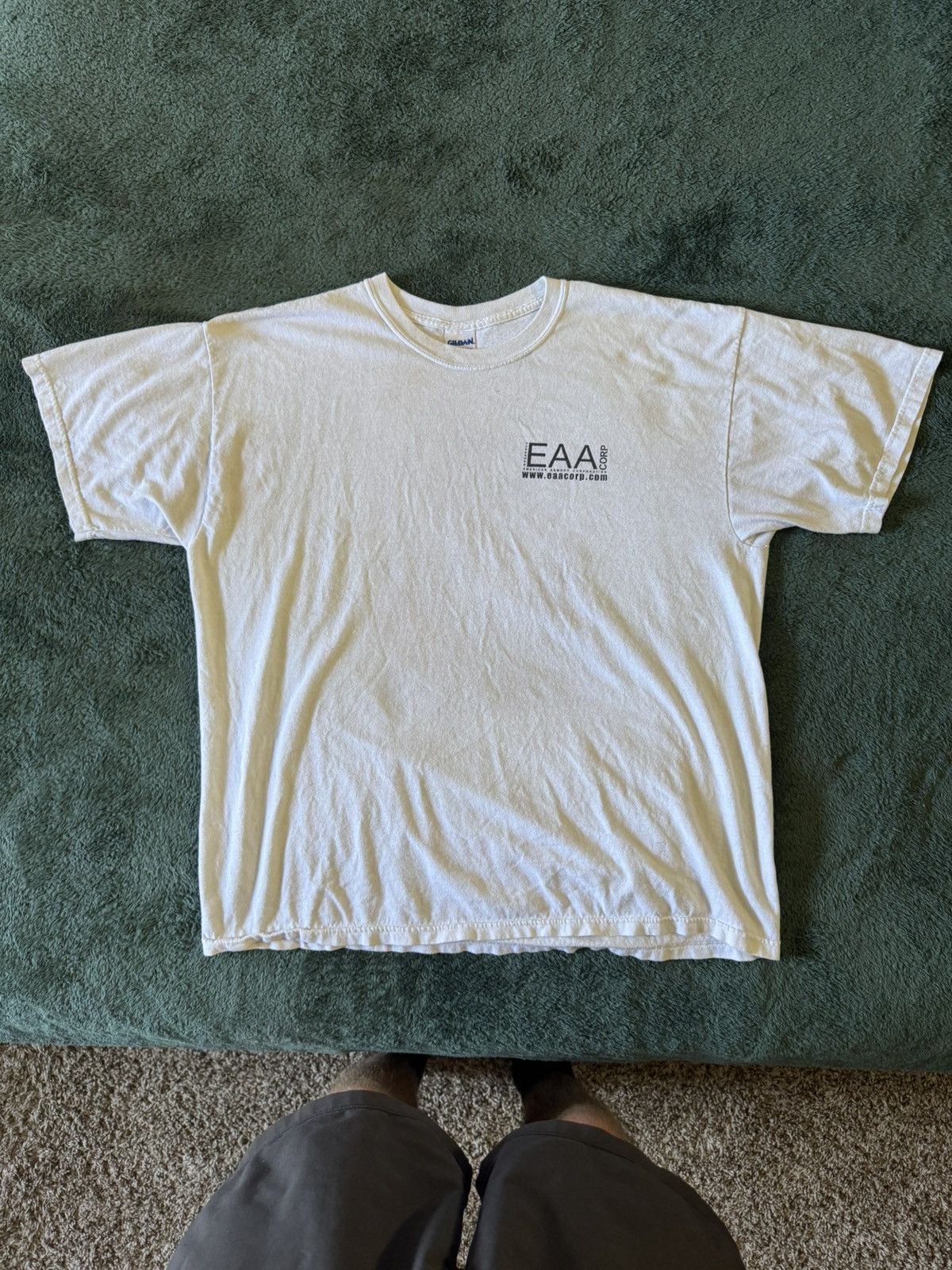 Vintage Rare 90s EAA Corp Dual Girl with Guns Tee Size US XL / EU 56 / 4 - 2 Thumbnail