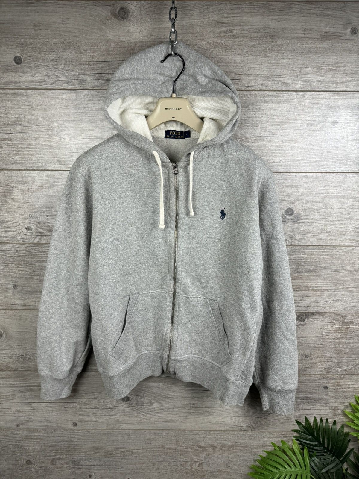 POLO RALPH LAUREN HOODIE Y2K DRILL SIZE L