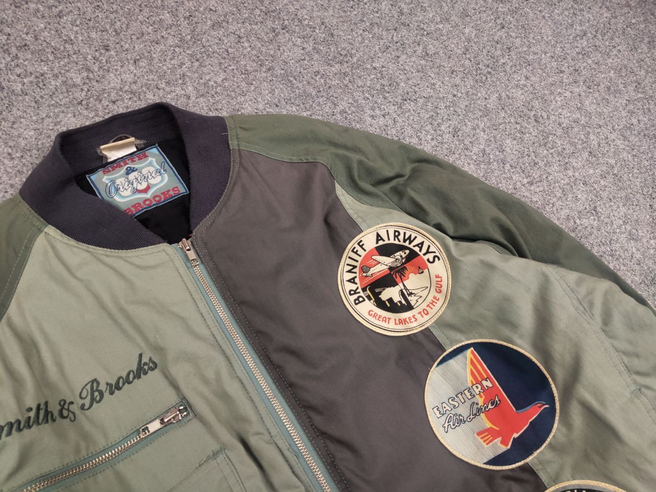 Vintage Vintage 90's Pennsylvania Central Patsh Bomber Jacket USA Size US L / EU 52-54 / 3 - 7 Thumbnail