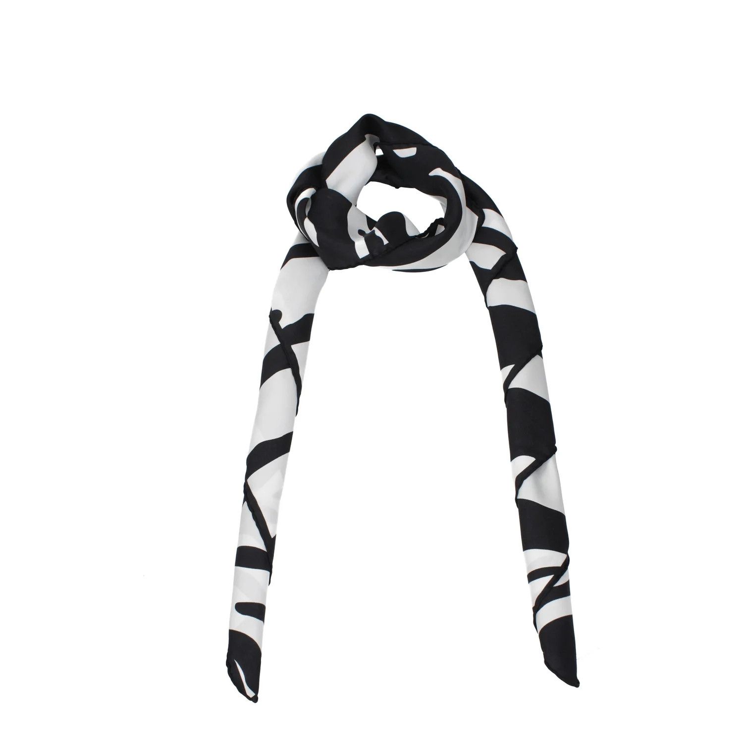 Dolce & Gabbana ob1o1e1124 Size: OS / Silk Foulard in Black White Size ONE SIZE - 1 Preview