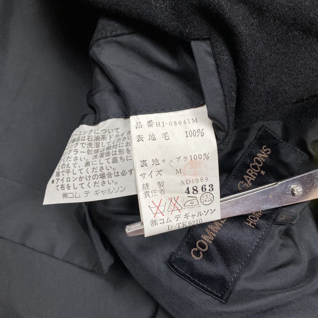 Comme des Garcons × Comme des Garcons Homme × Japanese Brand Comme des Garcons Homme AD 1989 Double Breasted Wool Blazer Size 38L - 12 Thumbnail