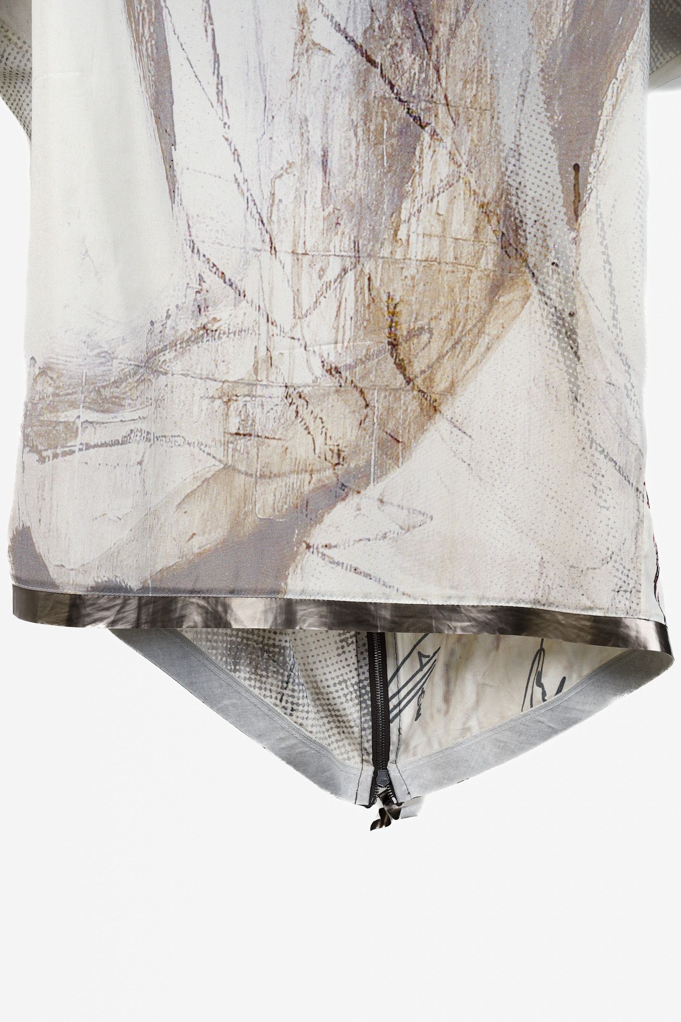 Annette Gortz Annette Gortz Abstract Print Batwing Silk Tunic Size M / US 6-8 / IT 42-44 - 7 Thumbnail