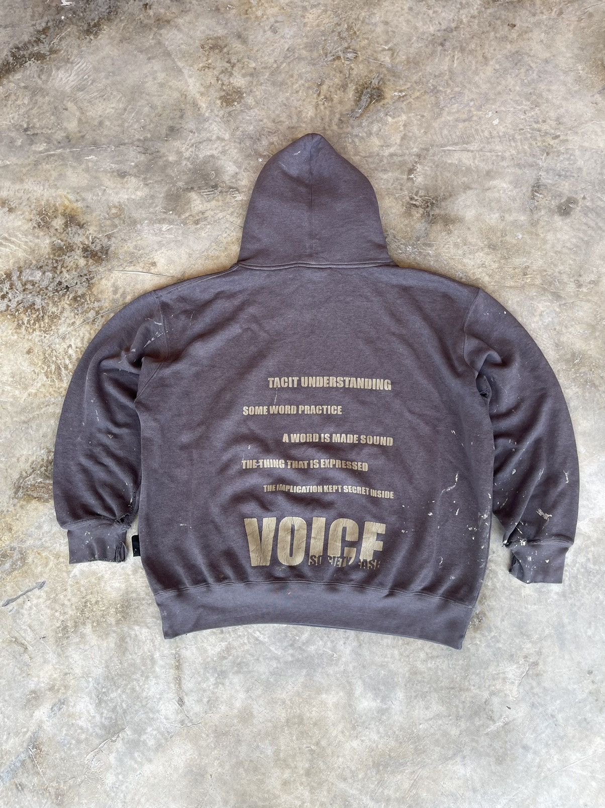 Vintage Vintage Neuterplevo Thrashed Paint Hoodie Size US L / EU 52-54 / 3 - 2 Thumbnail