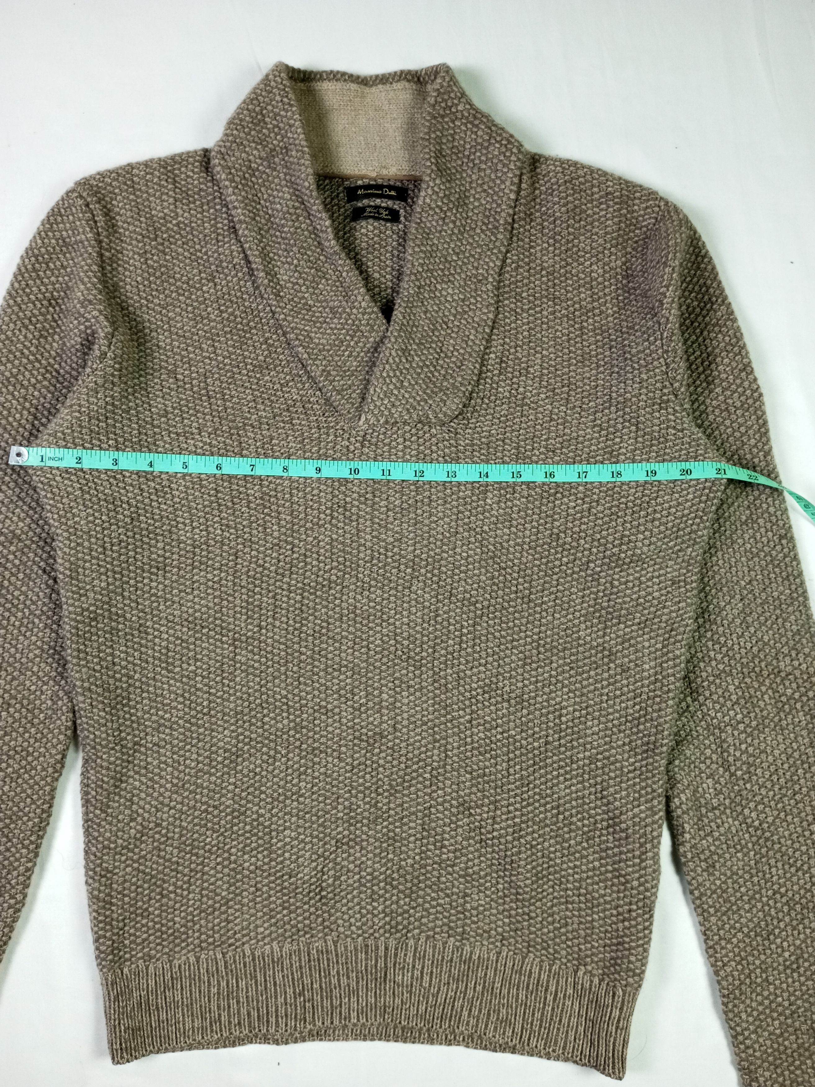 Massimo Dutti × Vintage Vintage Massimo Dutti Brown Knit Wear Size US L / EU 52-54 / 3 - 6 Thumbnail