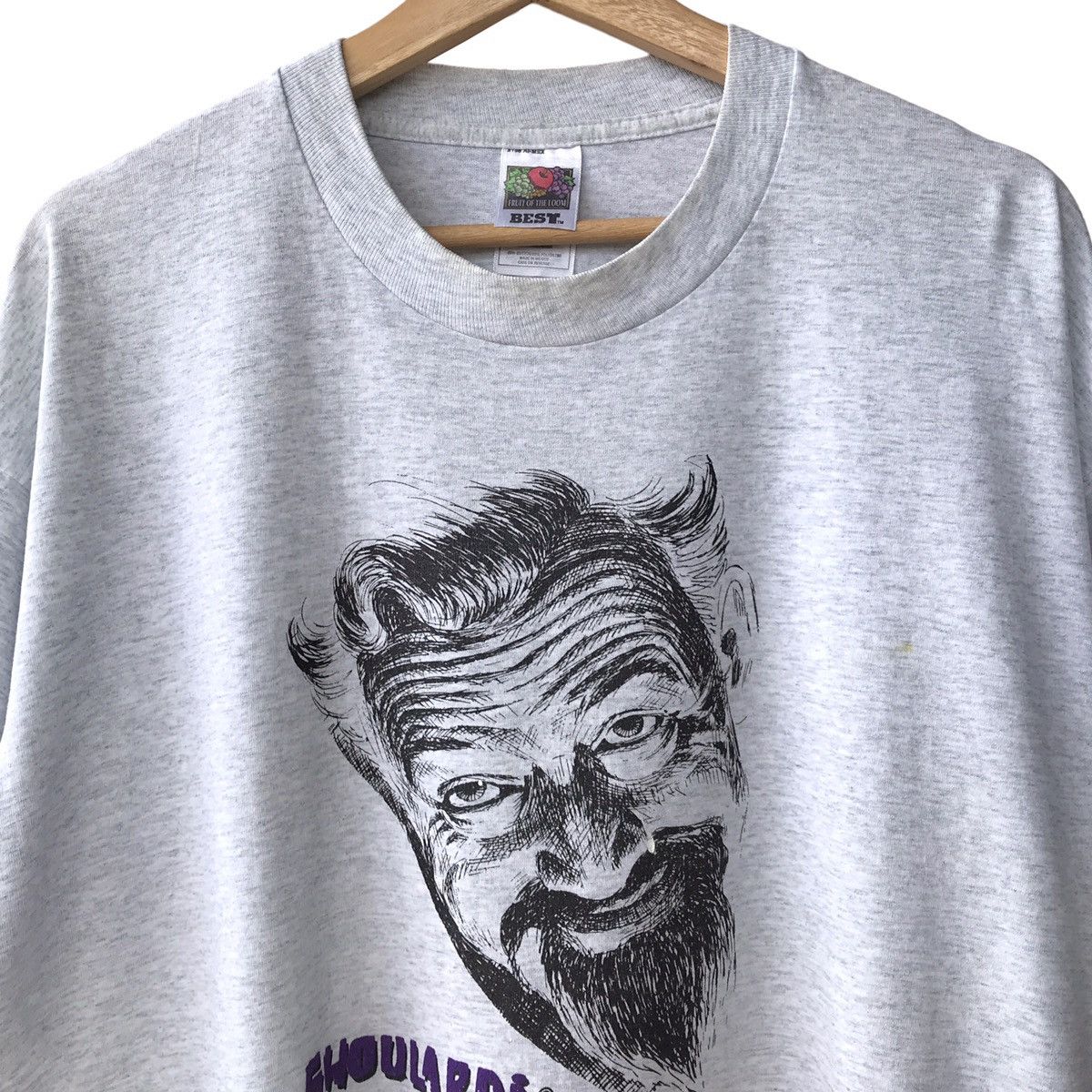 Fruit Of The Loom × Vintage Ghoulardi Ernie Anderson Vintage 1990s Horror TV Show Tee Size US XL / EU 56 / 4 - 3 Thumbnail