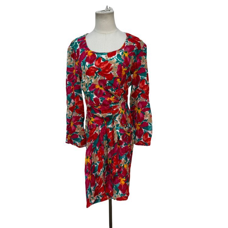 Dior Miss Dior Floral Print Dress Size L Size L / US 10 / IT 46 - 1 Thumbnail