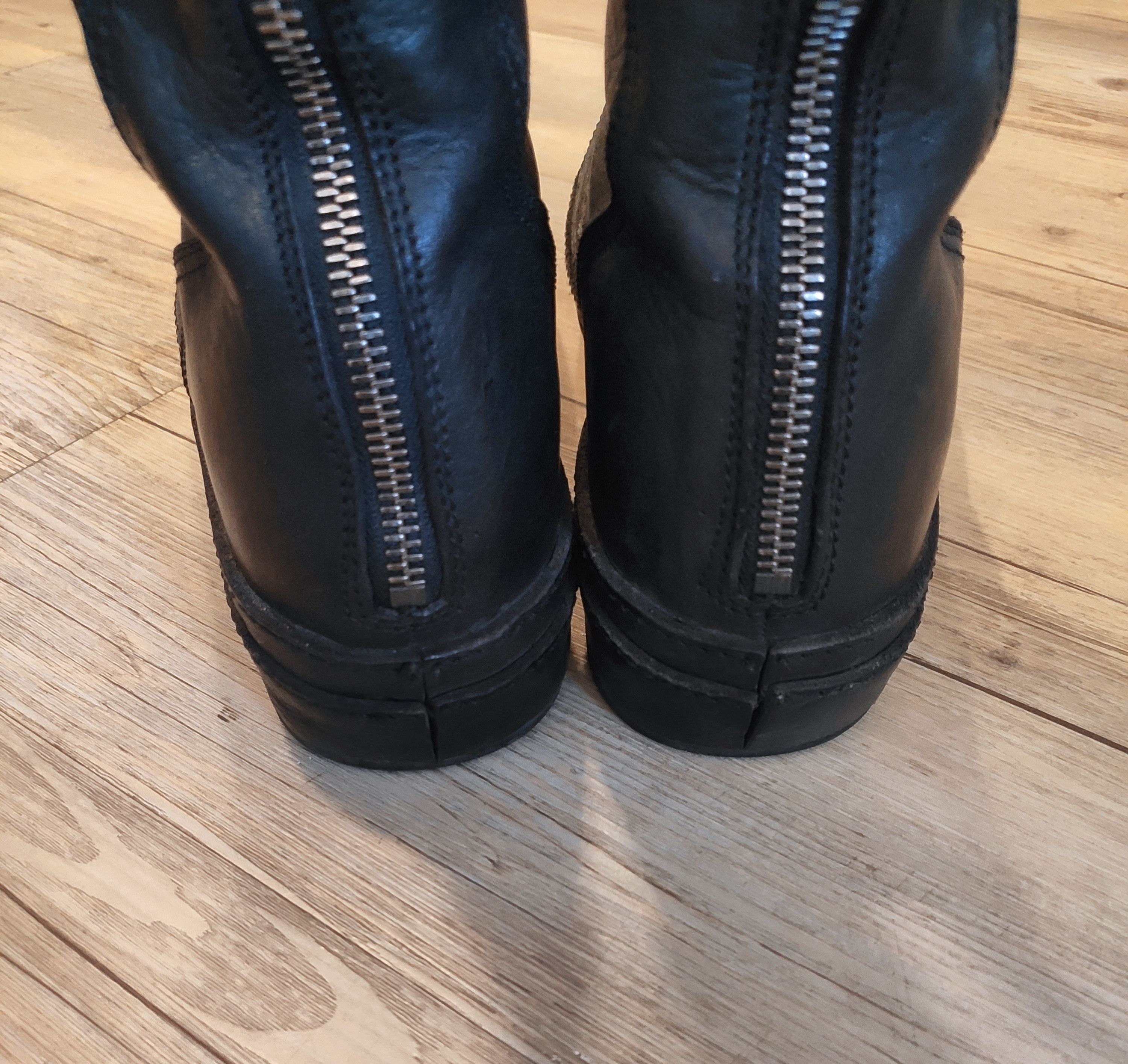 Julius GRAIL! FW12 backzip boots.Like Rick Owens or Guidi Size US 9.5 / EU 42-43 - 9 Thumbnail