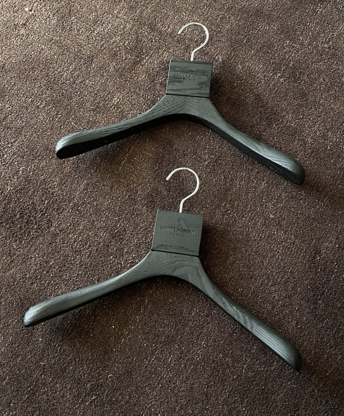 Hedi Slimane × Saint Laurent Paris Saint Laurent Wood Display Hangers Size ONE SIZE - 1 Thumbnail
