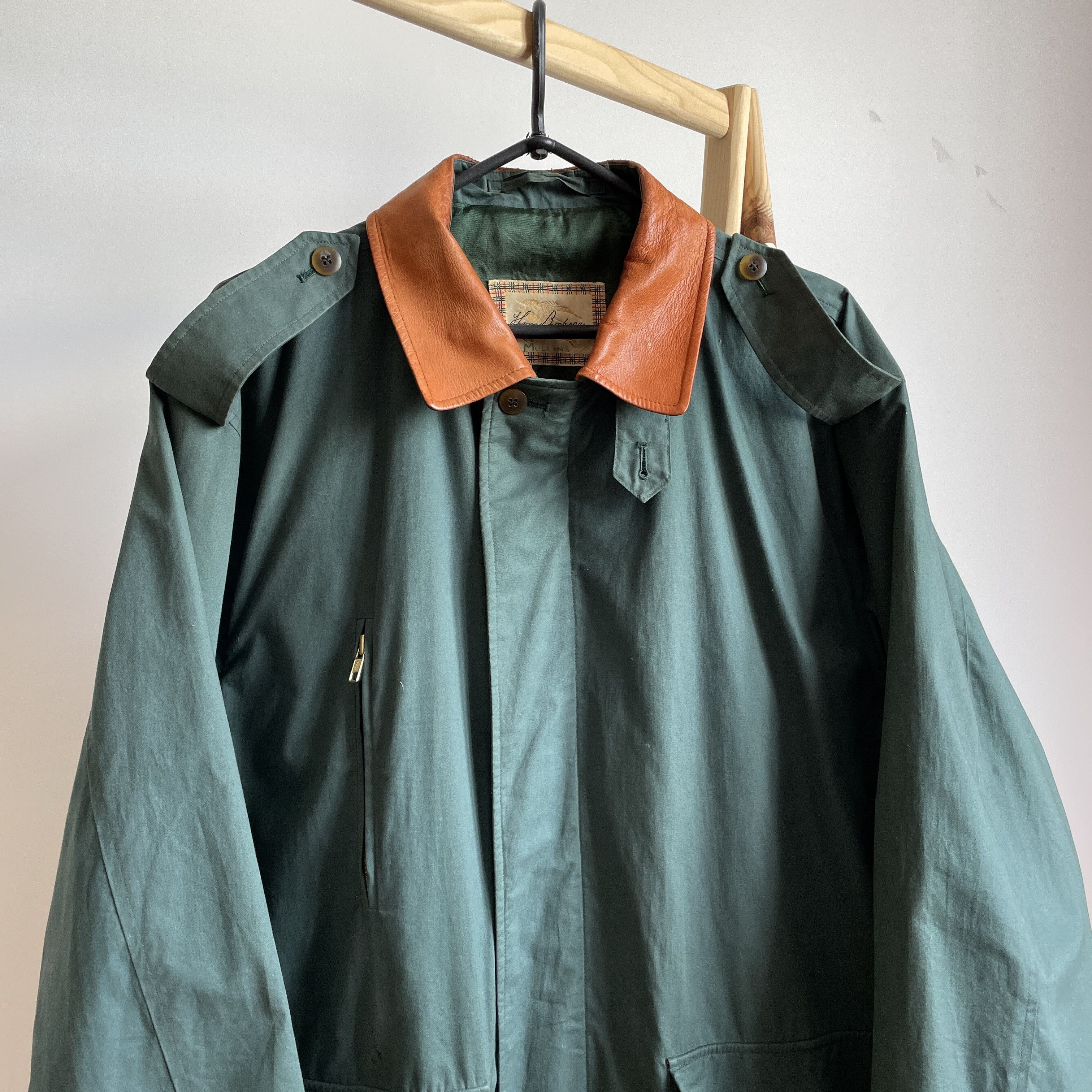 Burberry Thomas Burberry Vintage 90's Rain Jacket Size UK 48 Size US XXL / EU 58 / 5 - 4 Thumbnail