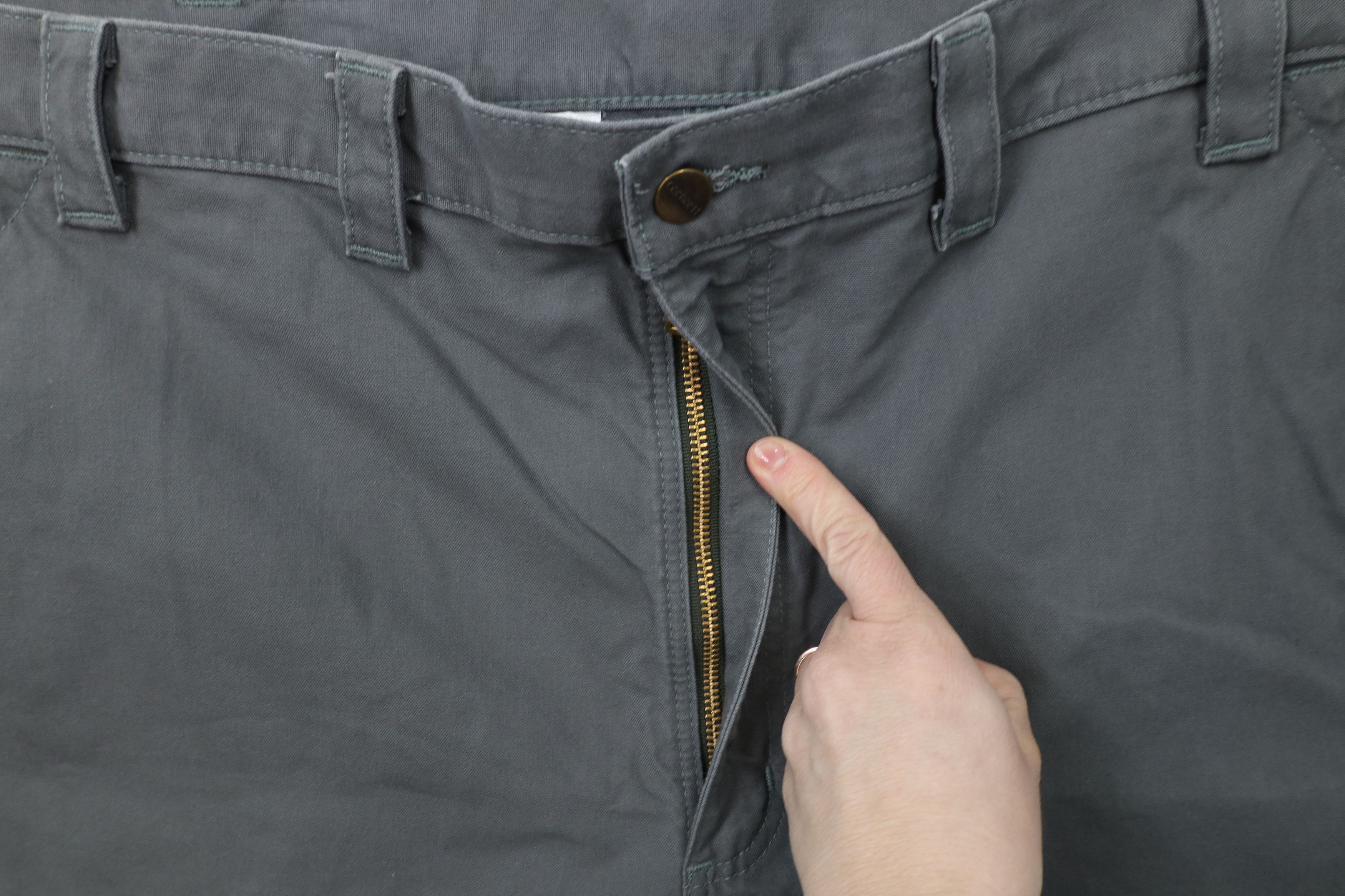 Carhartt × Vintage Vintage Y2K Carhartt Canvas Wide Leg Dungaree Pants Gray Size US 44 / EU 60 - 5 Thumbnail