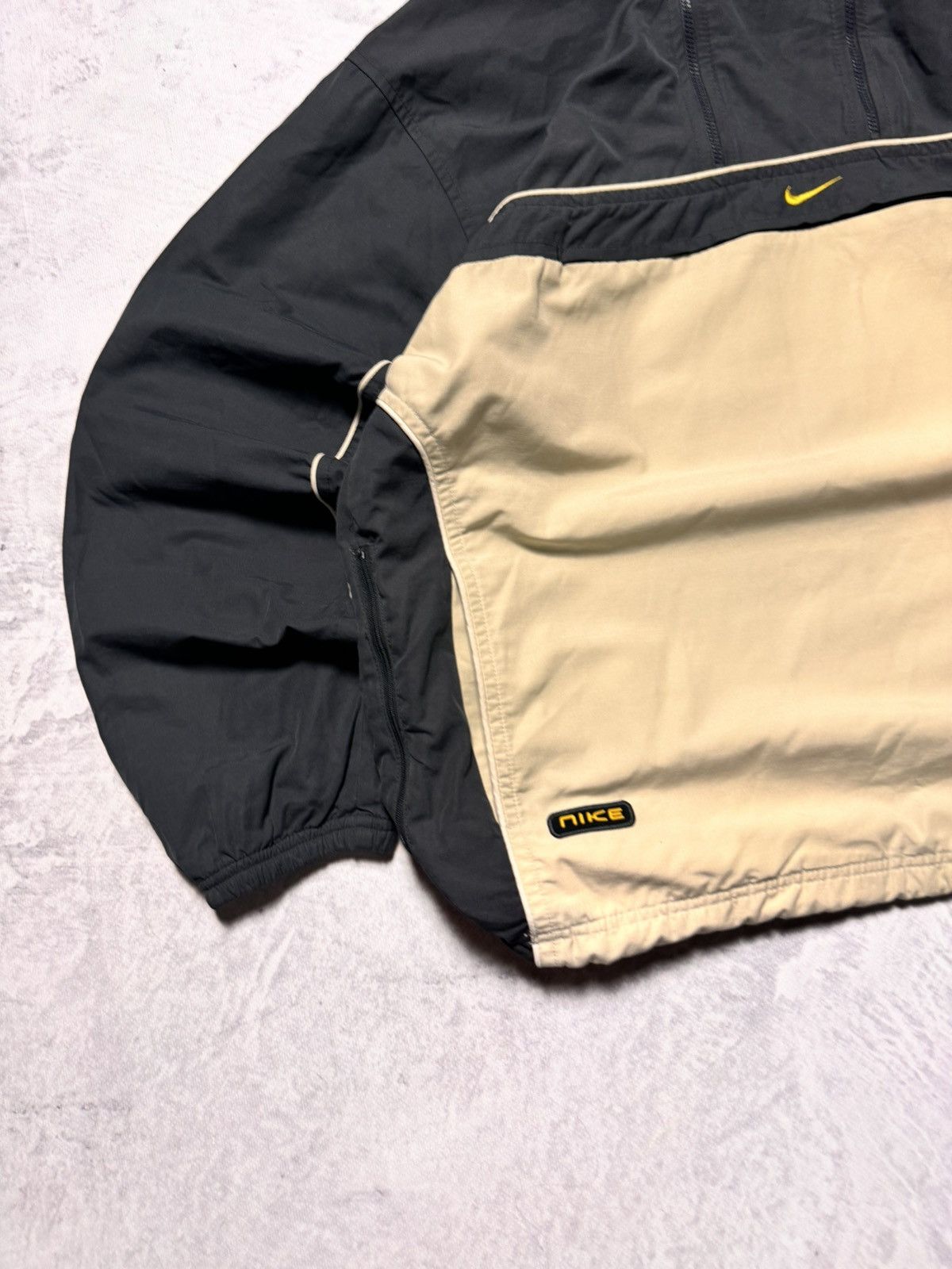 Nike × Vintage 00s Nike Vintage Center Swoosh Oversize Anorak Hooded Jacket Size US S / EU 44-46 / 1 - 3 Thumbnail