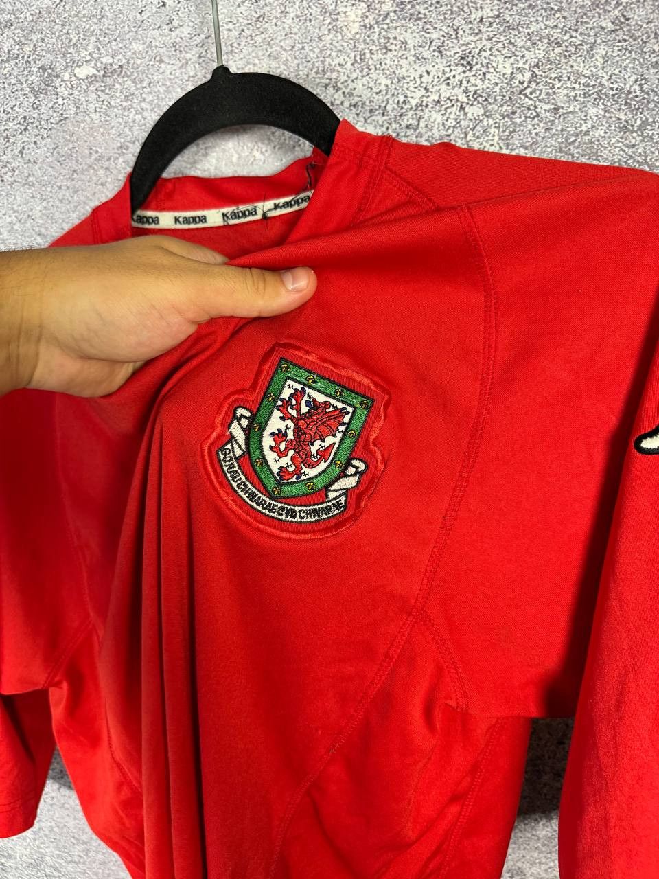 Kappa Wales National Team 2002/04 Kappa Soccer Jersey Medium Size US M / EU 48-50 / 2 - 8 Thumbnail
