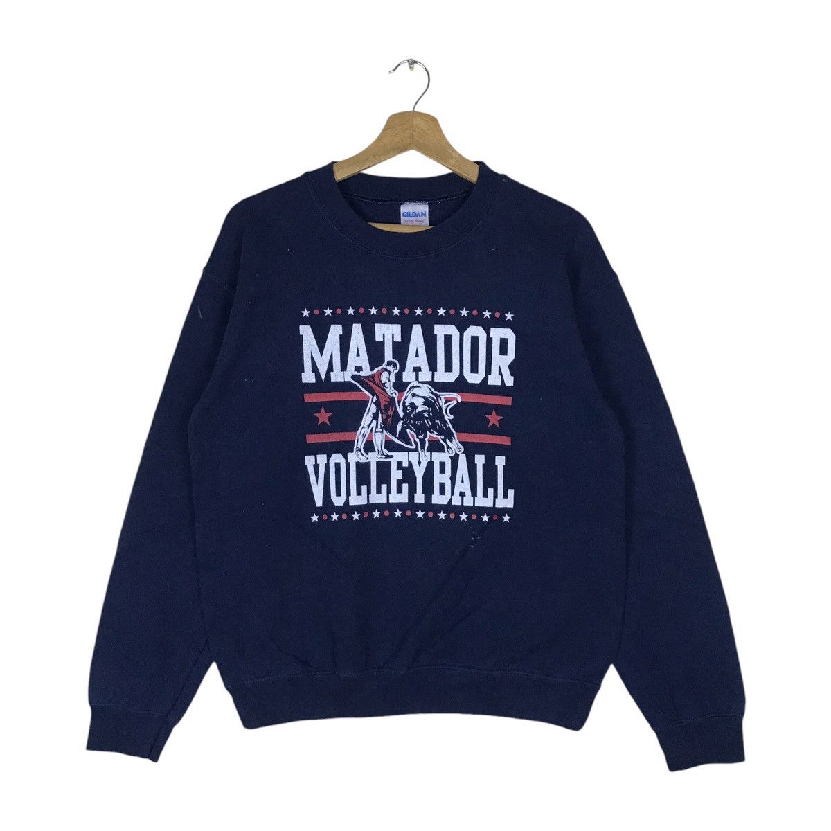 Gildan Vintage Gildan Matador Volleyball Pullover Jumper Sweatshirt Size US S / EU 44-46 / 1 - 1 Thumbnail