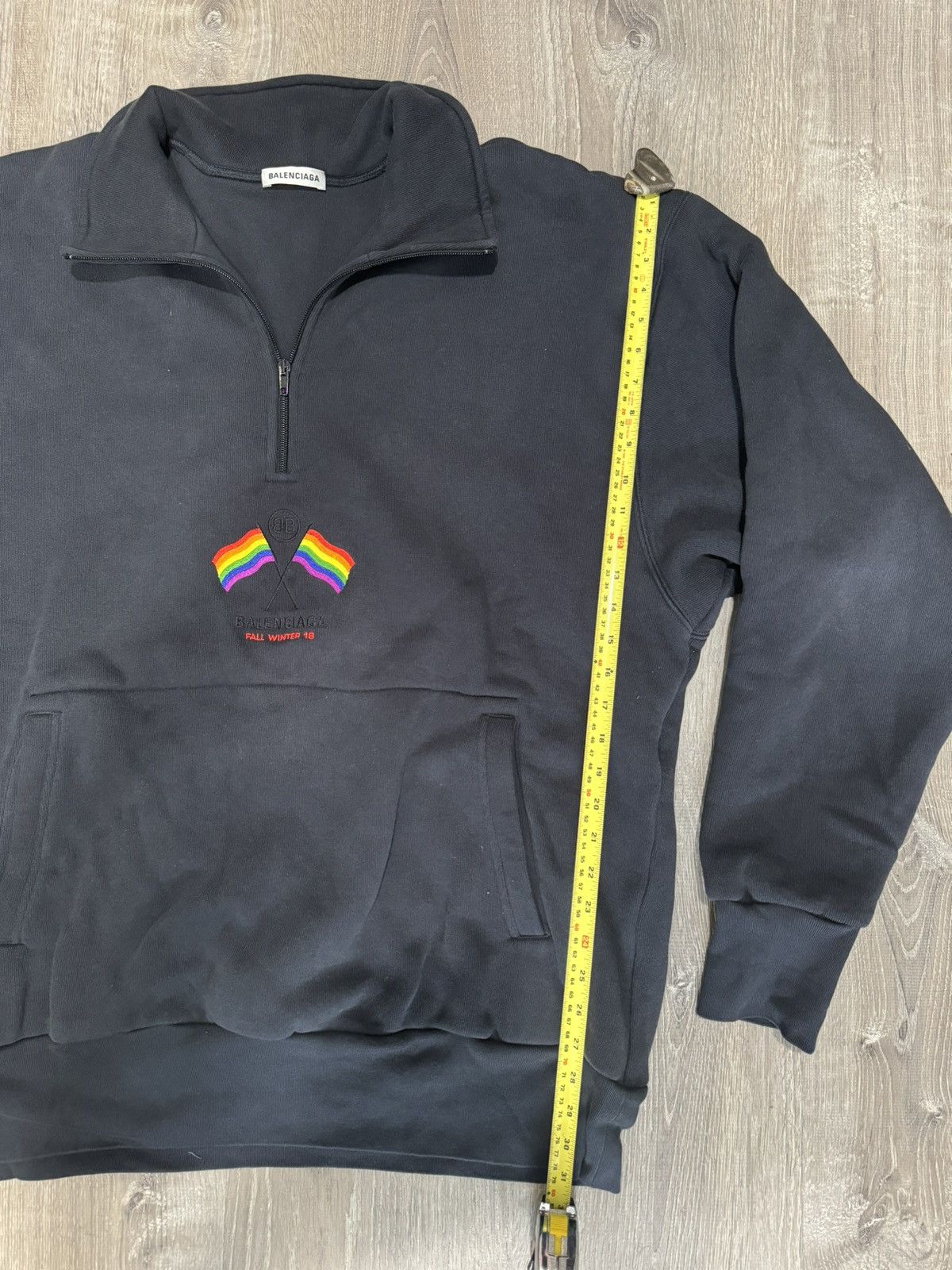Balenciaga Balenciaga Pride Quarter zip Size M (oversize) Size US M / EU 48-50 / 2 - 2 Thumbnail