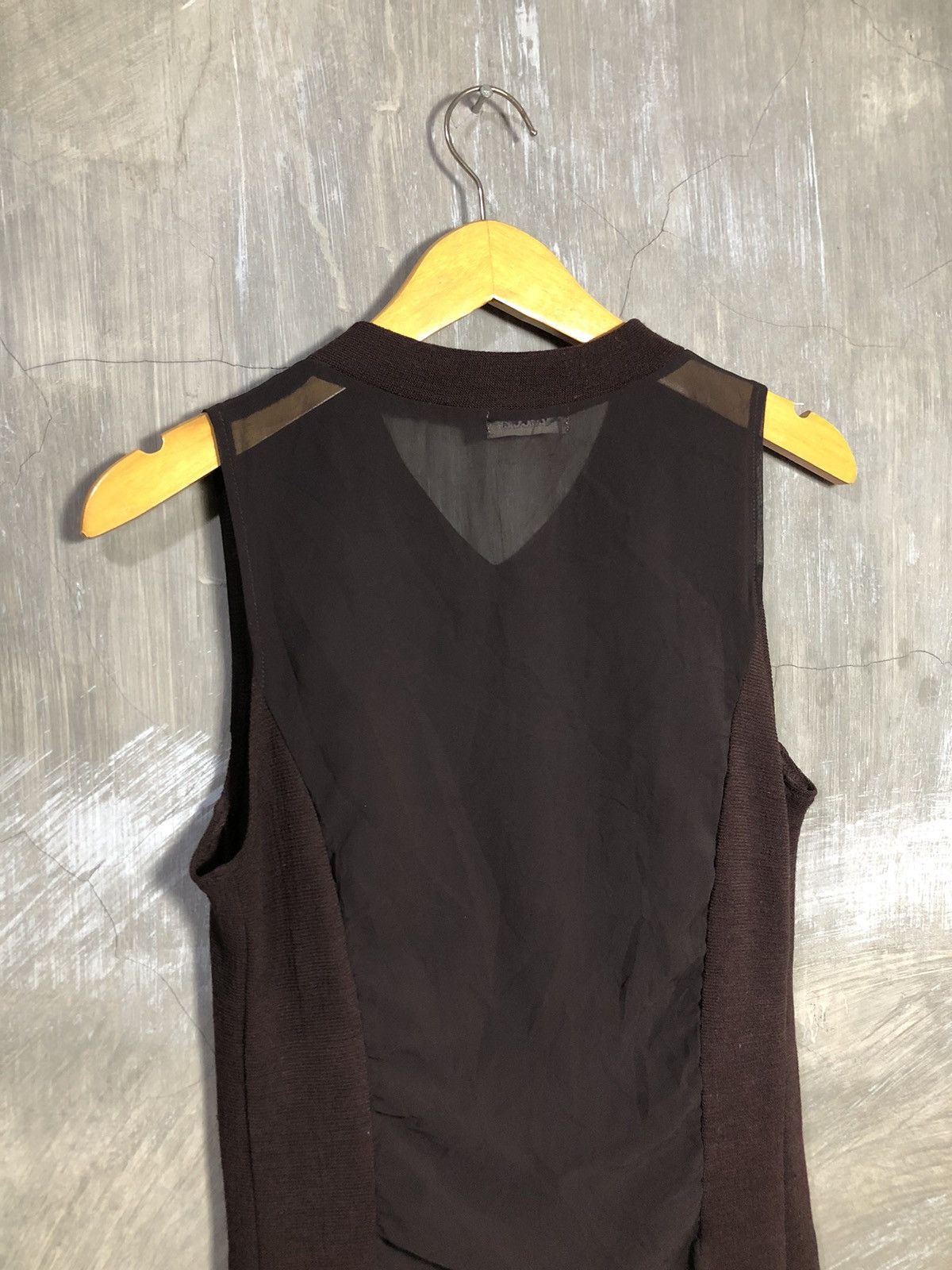 Issey Miyake × Zucca Issey Miyake Zucca Sleeveless Mesh Cardigan Size M / US 6-8 / IT 42-44 - 12 Thumbnail