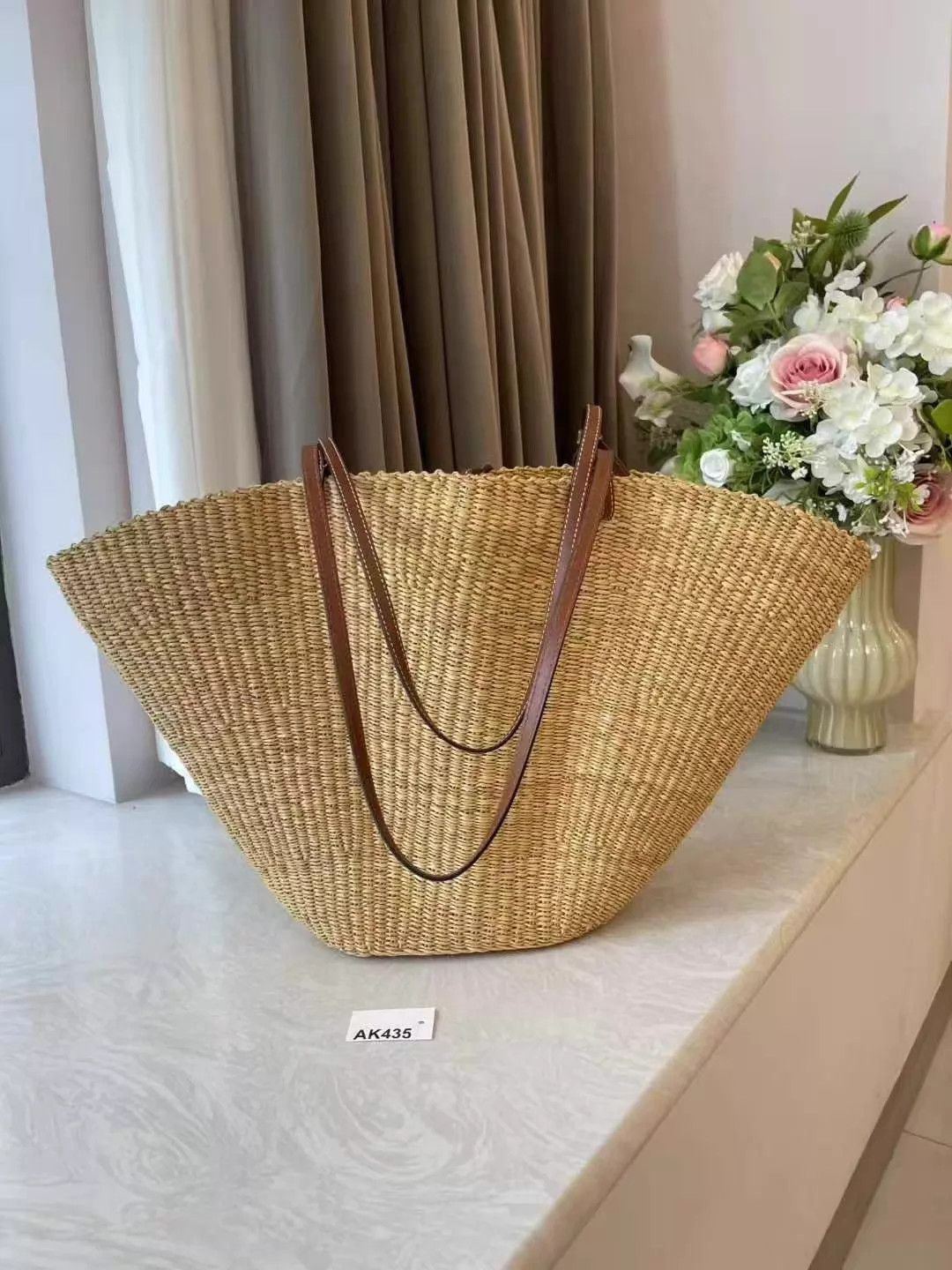 Loewe LOEWE elephantgrass woven shell shoulder bag AK435 Size ONE SIZE - 4 Thumbnail