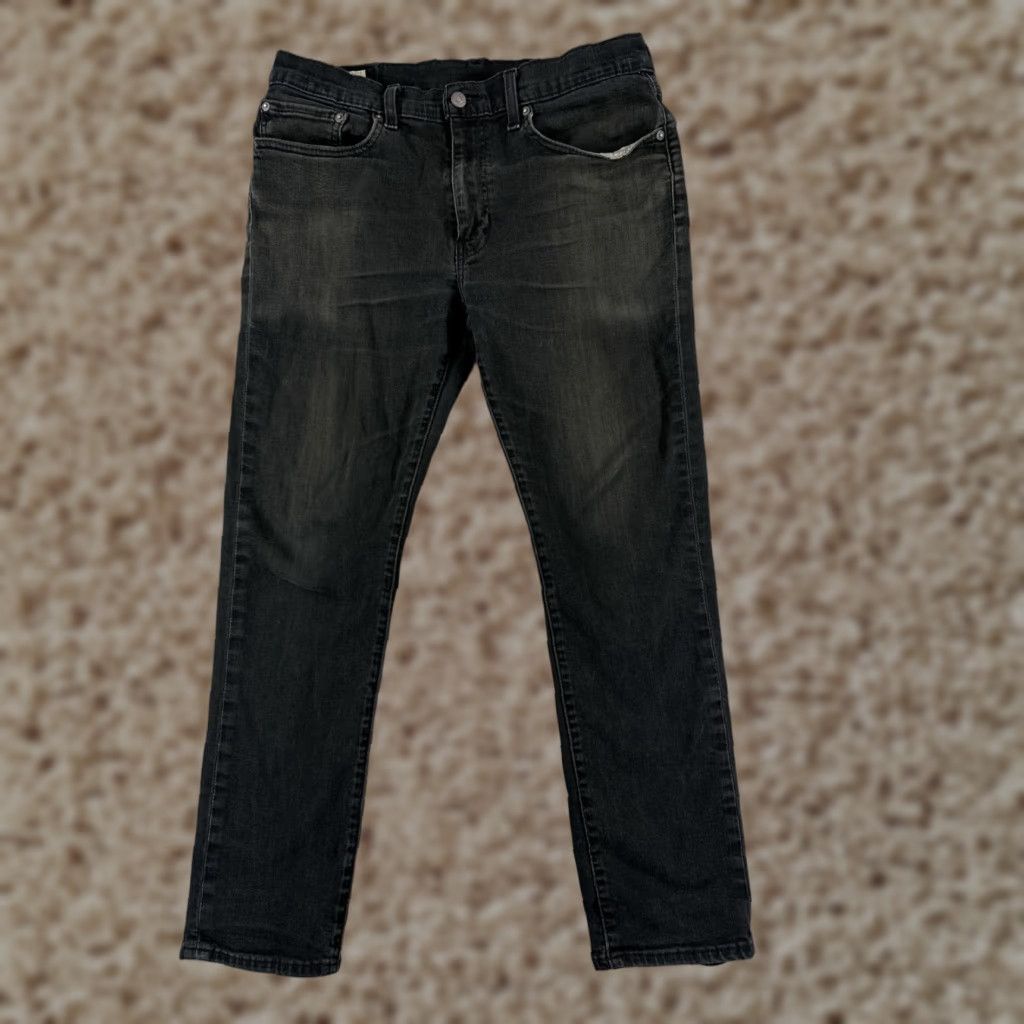 Levi's Levis Jeans Adult 34 Black Denim 511 Cotton Blend Premium Zip 33x28 Big E Mens Size US 34 / EU 50 - 1 Thumbnail