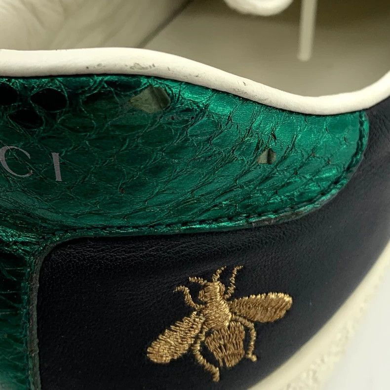 Gucci Gucci Ace 41.5 black sneakers-2508 Size US 11 / EU 44 - 9 Thumbnail