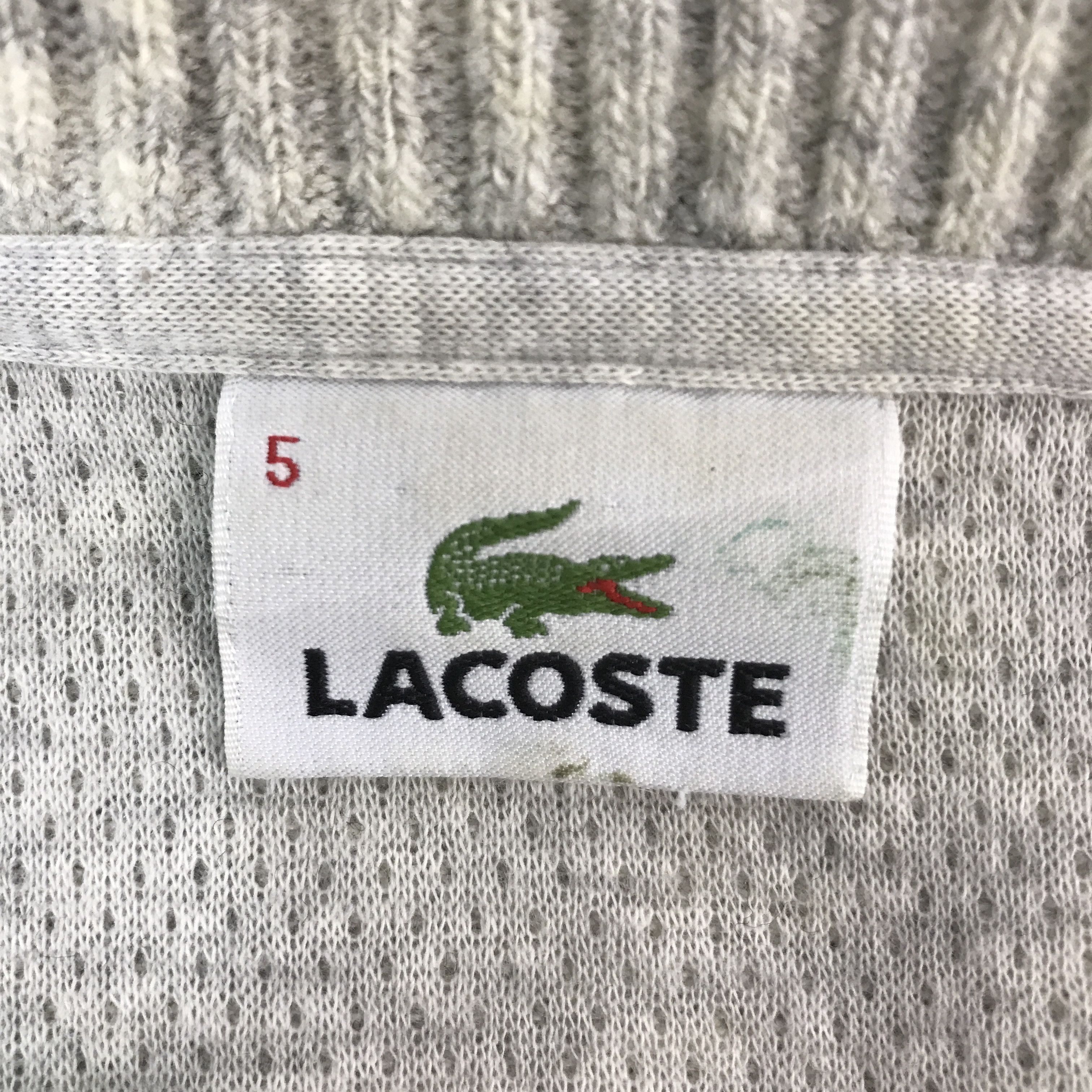 Lacoste Vintage Lacoste zipper Sweater jacket Size US L / EU 52-54 / 3 - 11 Thumbnail