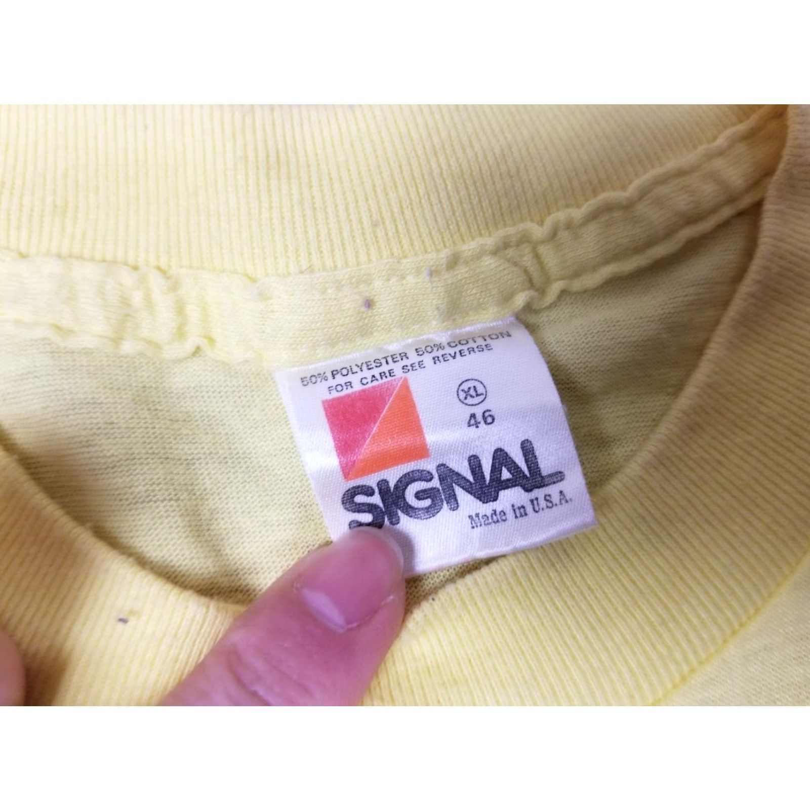 Vintage VINTAGE Miller Beer Promo Rock Series Yellow T-Shirt XL (50/50) Mens XS? XLarge 50/50 Size US XL / EU 56 / 4 - 3 Thumbnail
