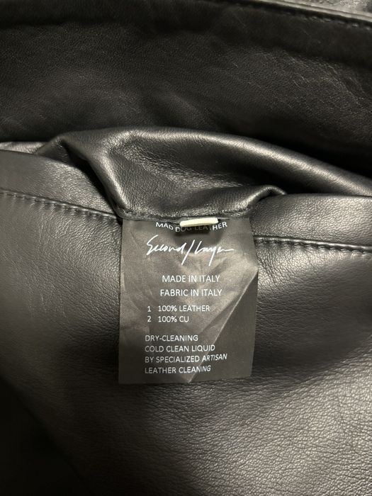 Second/Layer Second/Layer Black Mad Dog Leather Jacket Grailed