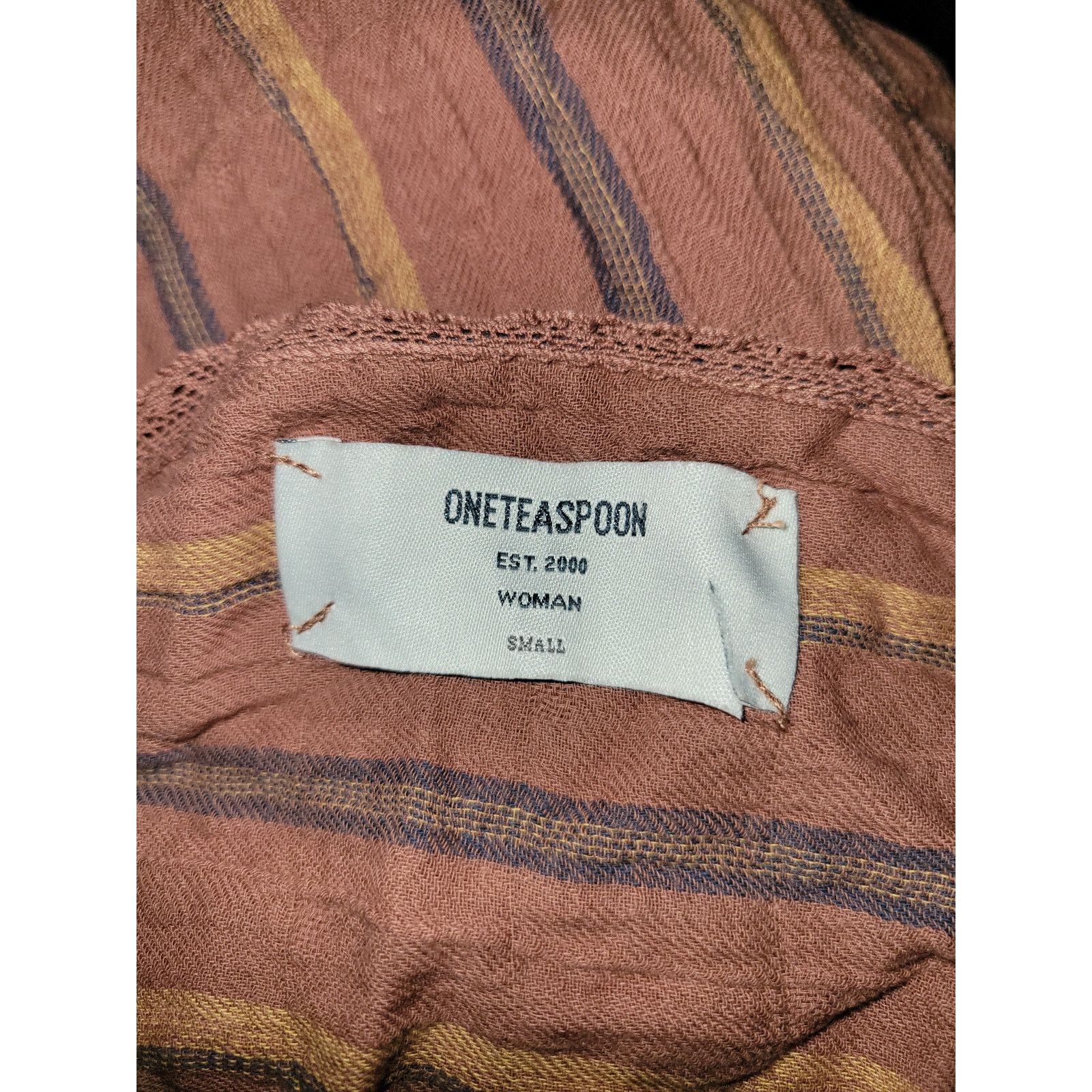 Anthropologie Free People Desert Stripe Tangiers Top ONE TEASPOON $158 S Size S / US 4 / IT 40 - 7 Thumbnail