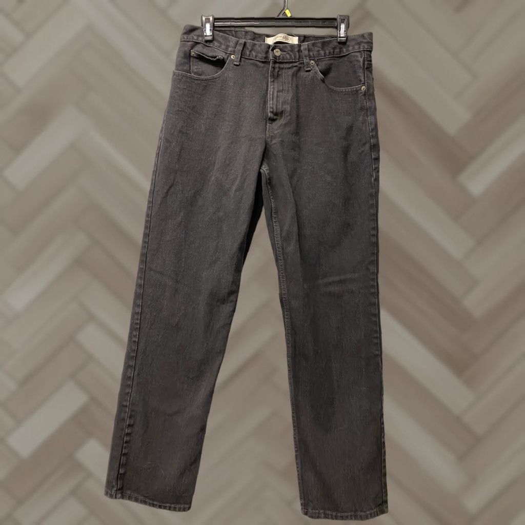 Vintage Mens Urban Pipeline Jeans 36x34 Black Straight Regular Cotton Zip Button Mens Boys? Size US 36 / EU 52 - 1 Thumbnail