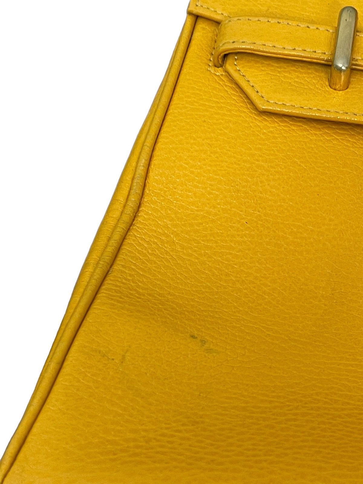Japanese Brand Birkin Bag Leather Vintage Unknown Handmade Custom 1🟩 Size ONE SIZE - 12 Thumbnail
