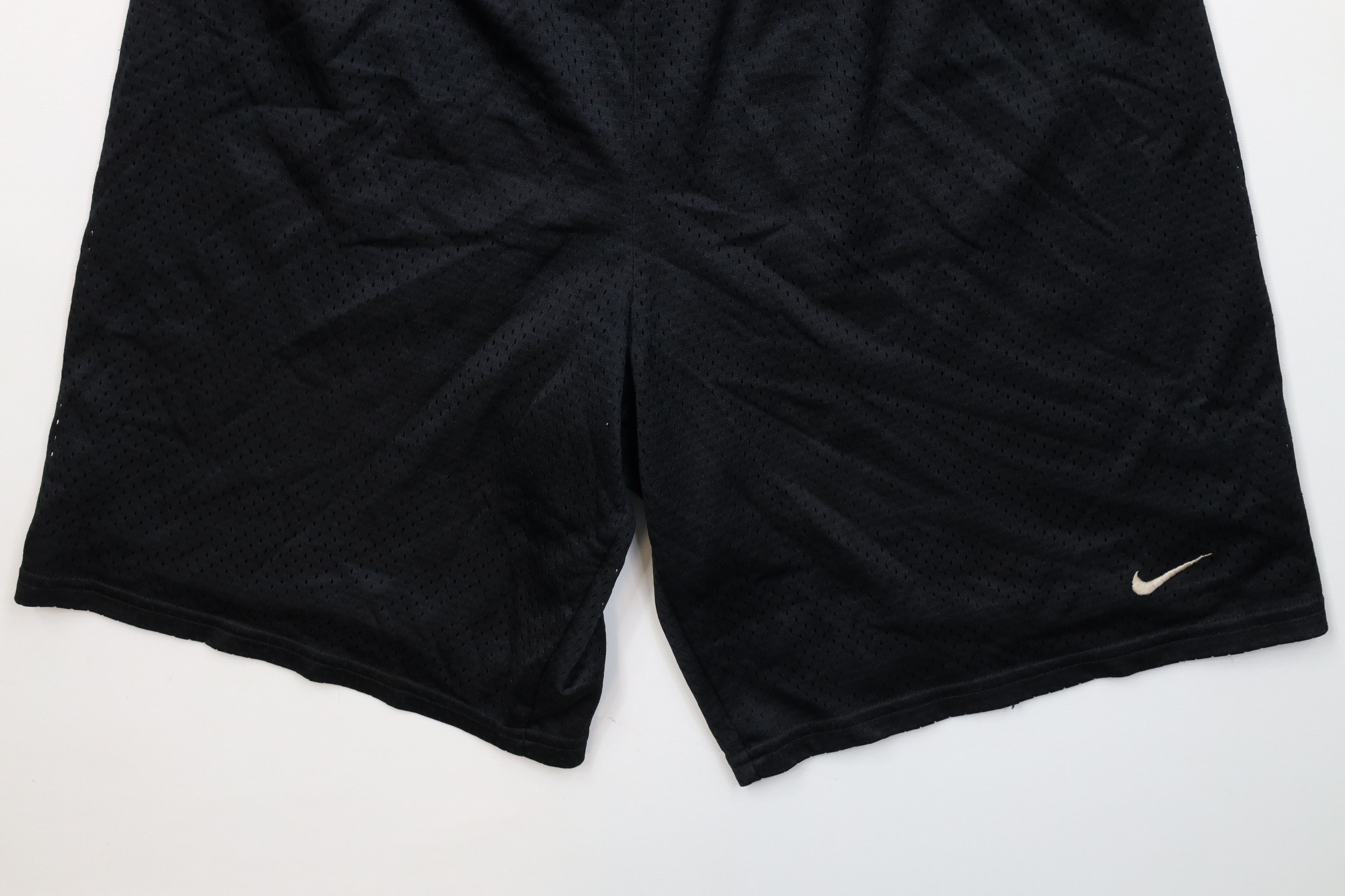 Nike Vintage Y2K Nike Scott Mini Swoosh Shorts Black Babydoll Size 28" / US 6 / IT 42 - 4 Thumbnail