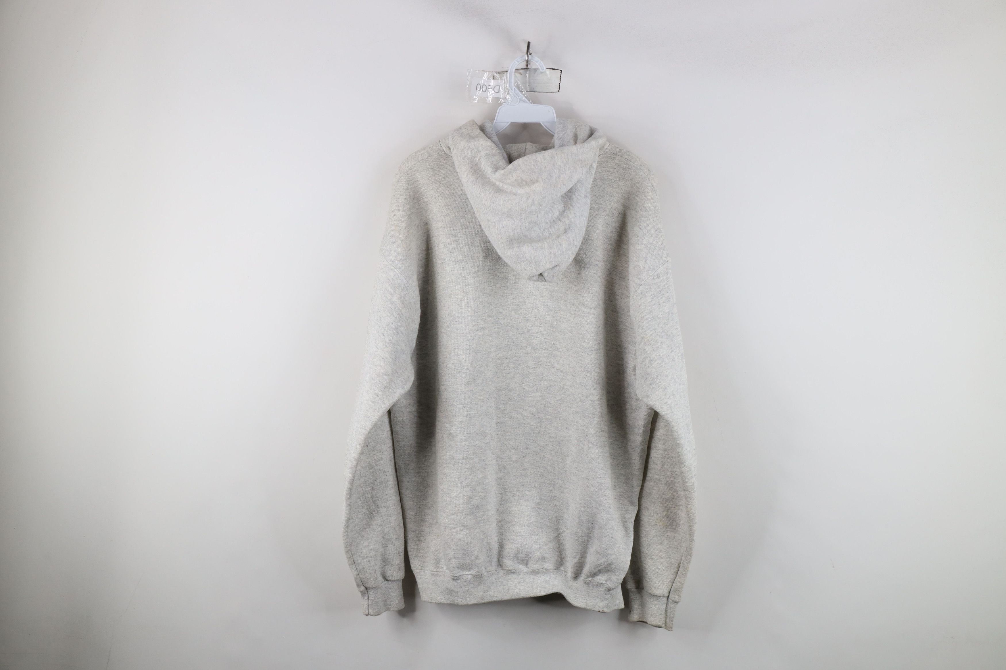Vintage Vintage 90s Streetwear Hoodie Sweatshirt Heather Gray USA Size US L / EU 52-54 / 3 - 11 Thumbnail