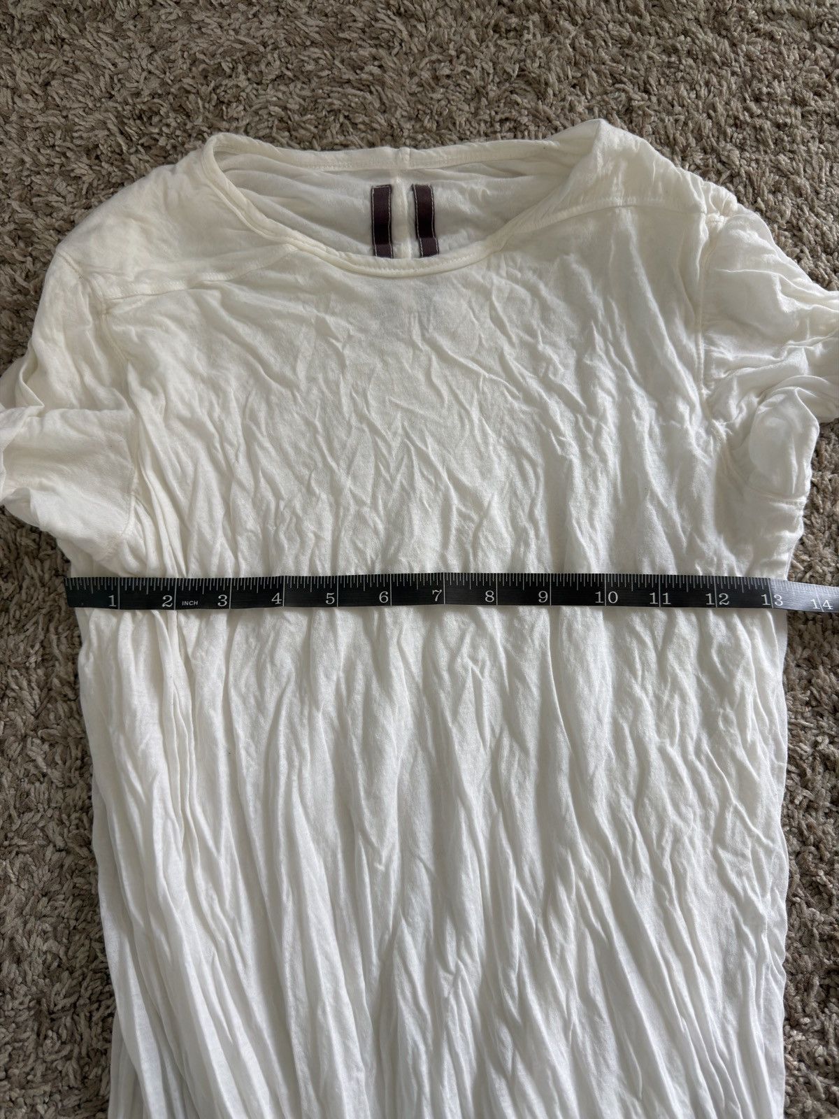 Rick Owens Drkshdw Unstable Milk Tshirt Size US S / EU 44-46 / 1 - 5 Thumbnail